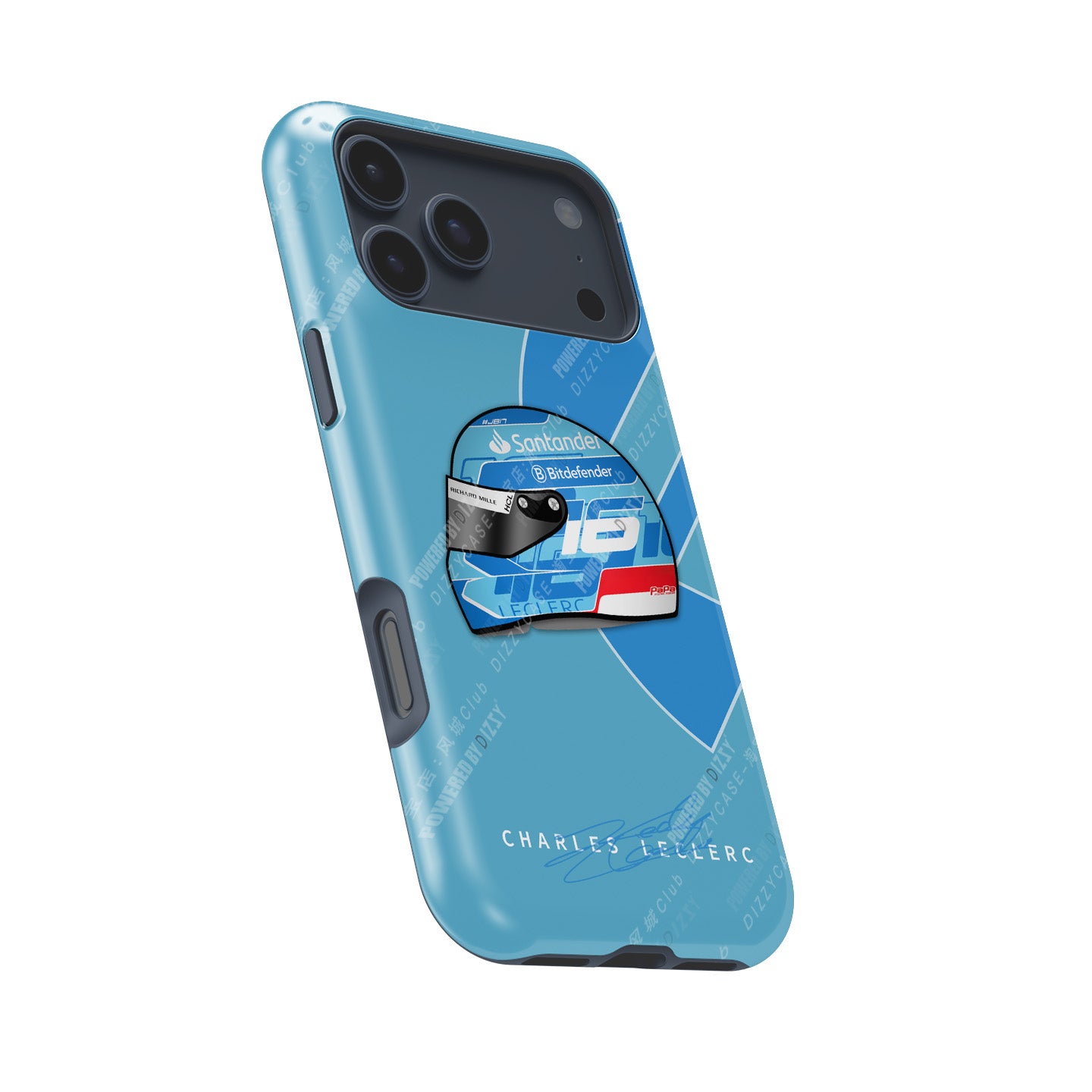 Charles Leclerc 2024 Miami Helmet Phone Case: Sleek & Bold