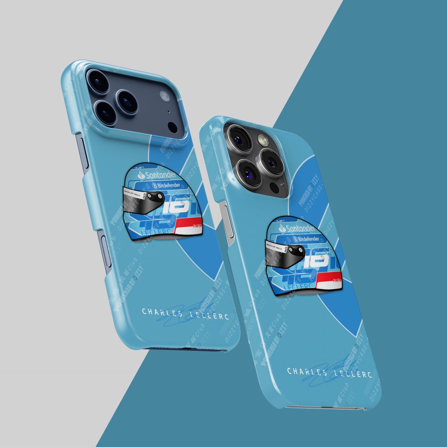 Charles Leclerc 2024 Miami Helmet Phone Case: Sleek & Bold