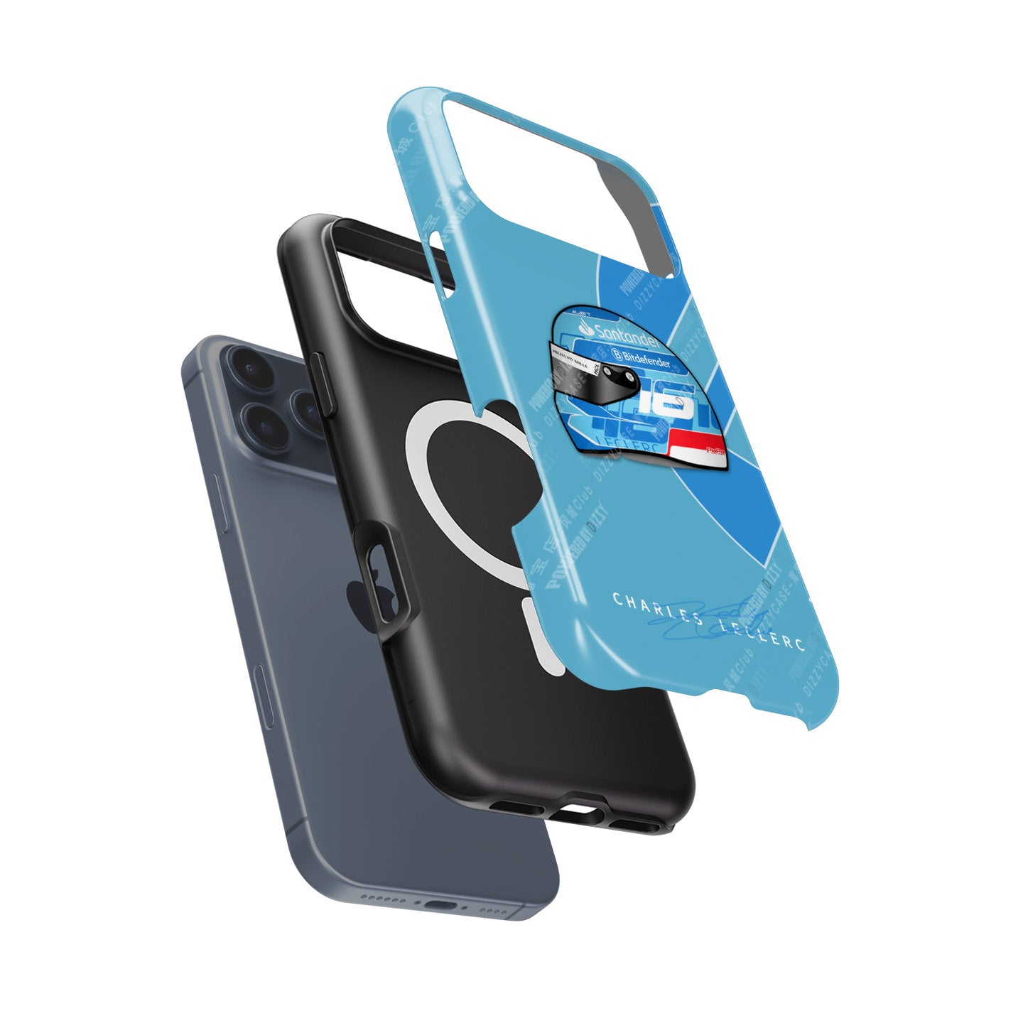 Charles Leclerc 2024 Miami Helmet Phone Case: Sleek & Bold