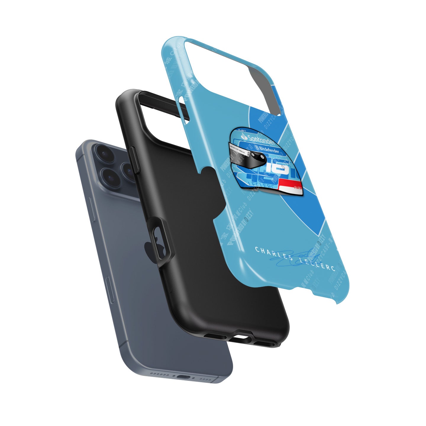 Charles Leclerc 2024 Miami Helmet Phone Case: Sleek & Bold