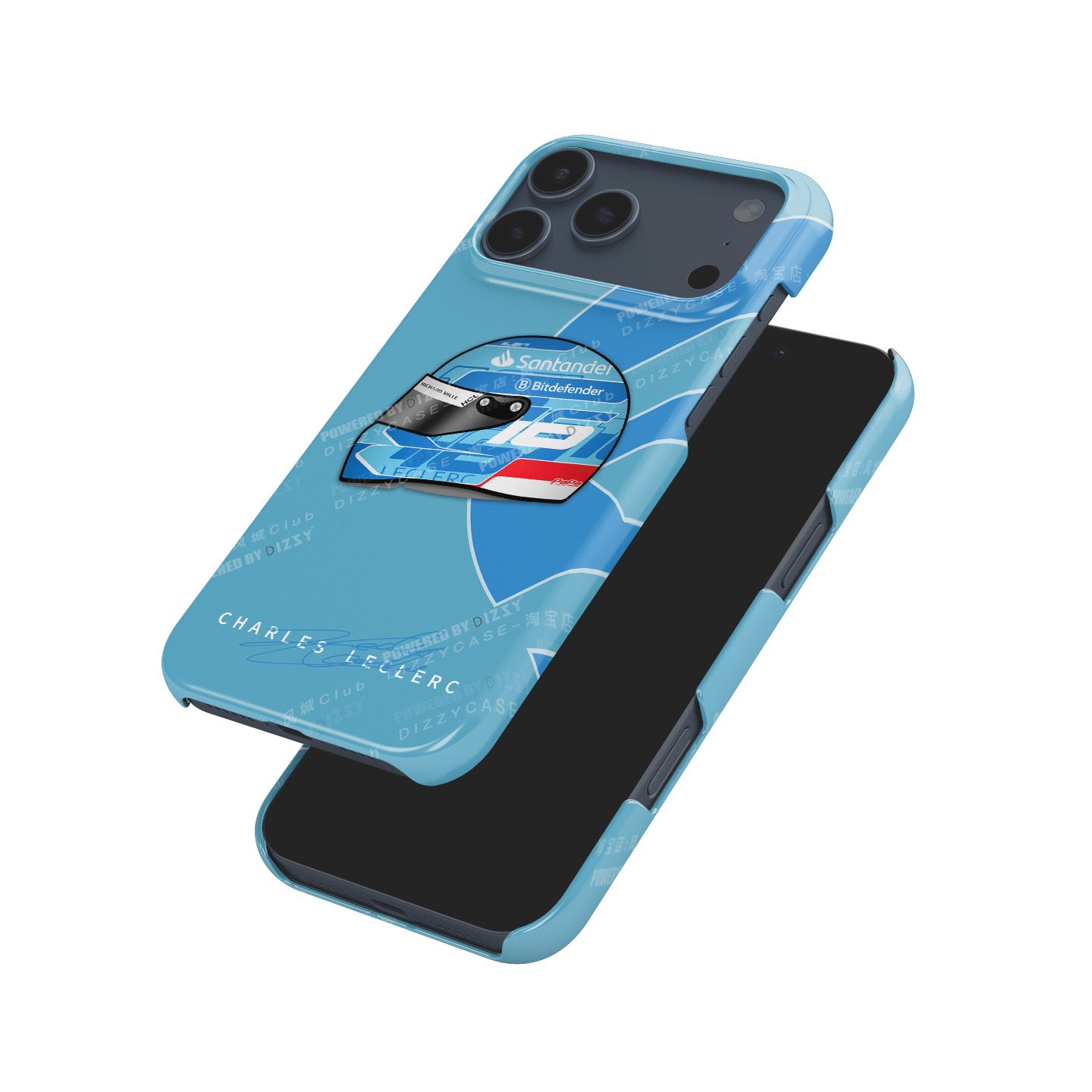 Charles Leclerc 2024 Miami Helmet Phone Case: Sleek & Bold