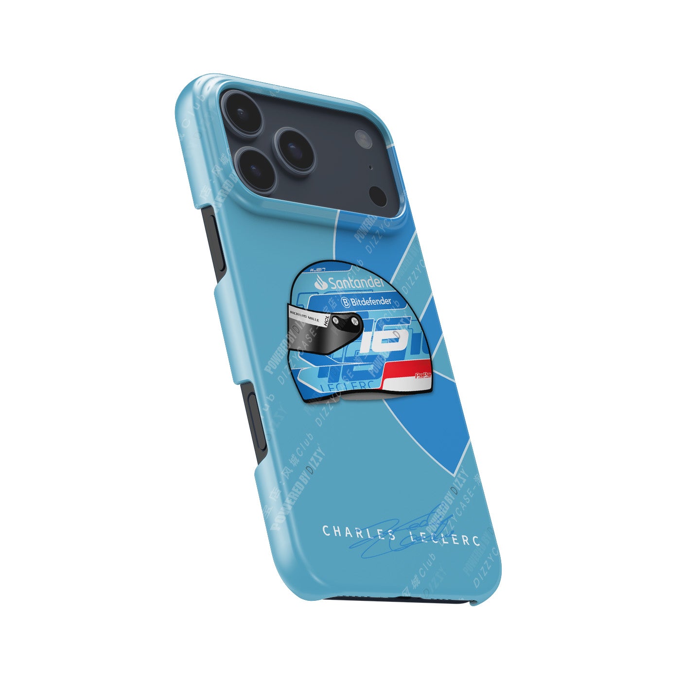 Charles Leclerc 2024 Miami Helmet Phone Case: Sleek & Bold