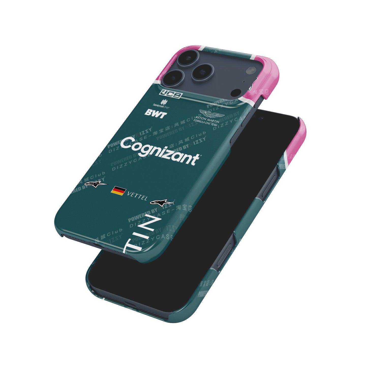 Aston Martin Sebastian Vettel F1 Case – Apple iPhone Models