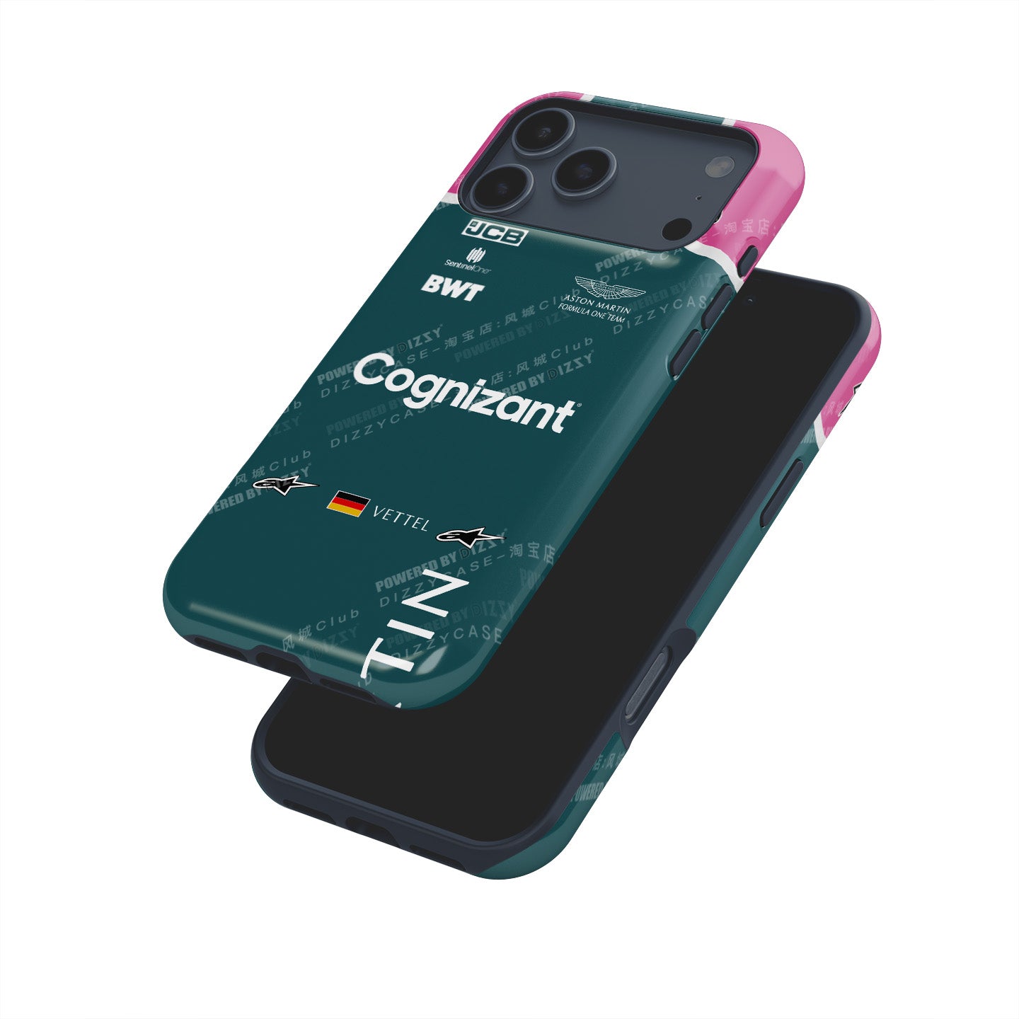 Aston Martin Sebastian Vettel F1 Case – Apple iPhone Models