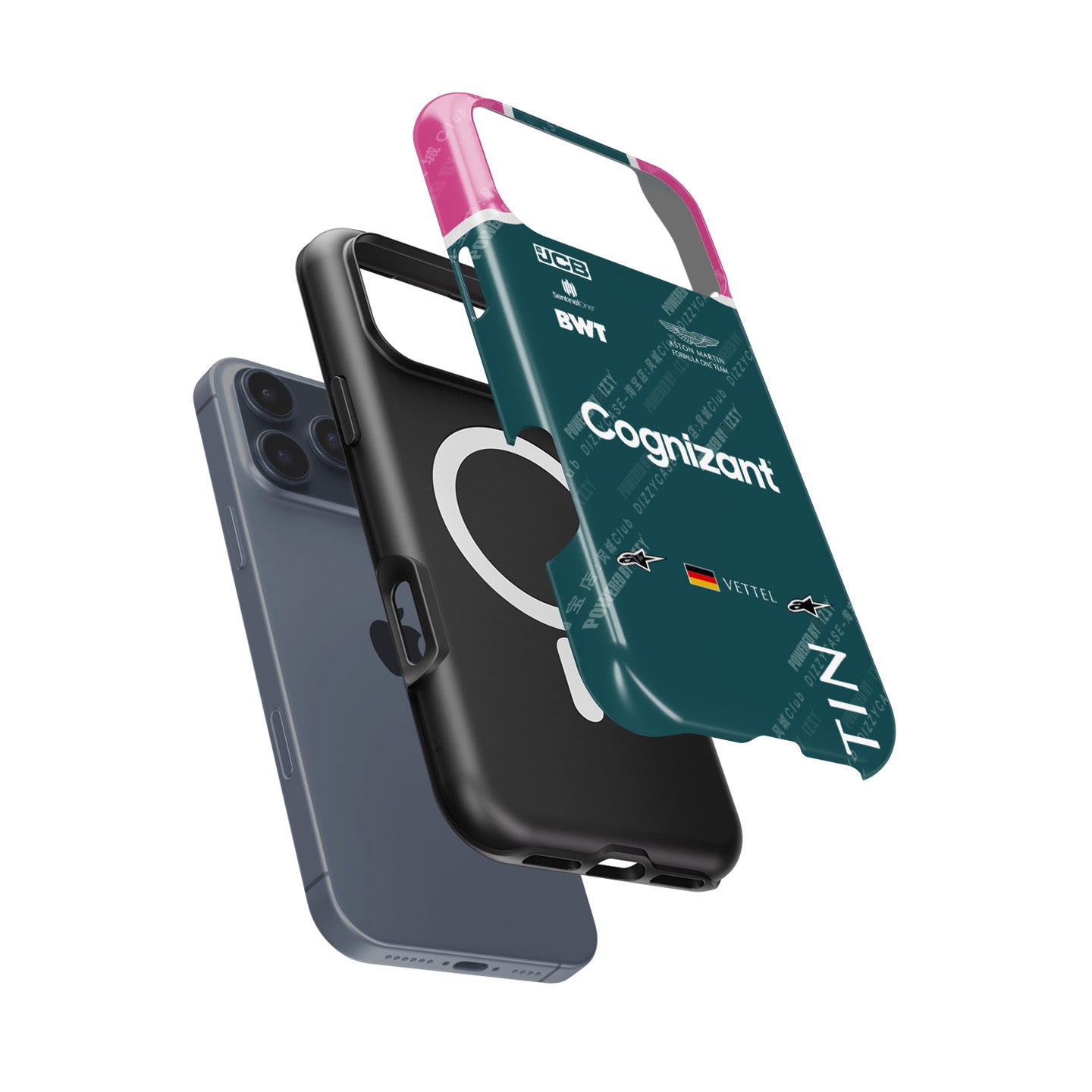 Aston Martin Sebastian Vettel F1 Case – Apple iPhone Models