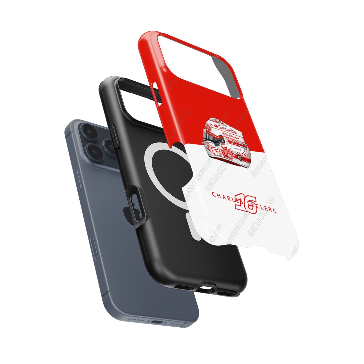 Charles Leclerc Mexico 2024 F1 "Día De Los Muertos" Helmet iPhone Case | DIZZY CASE