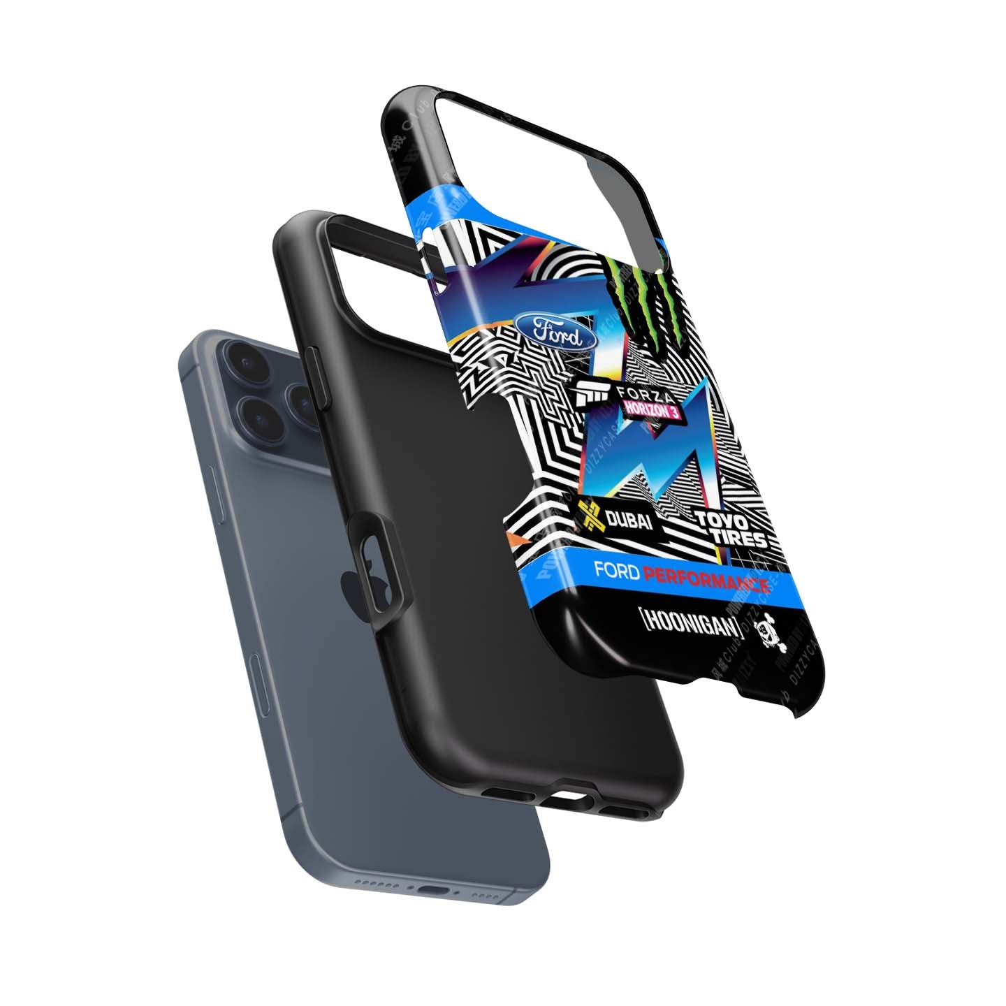 Ken Block Ford Fiesta RS Gymkhana 8 Phone Case: Bold Rally Style