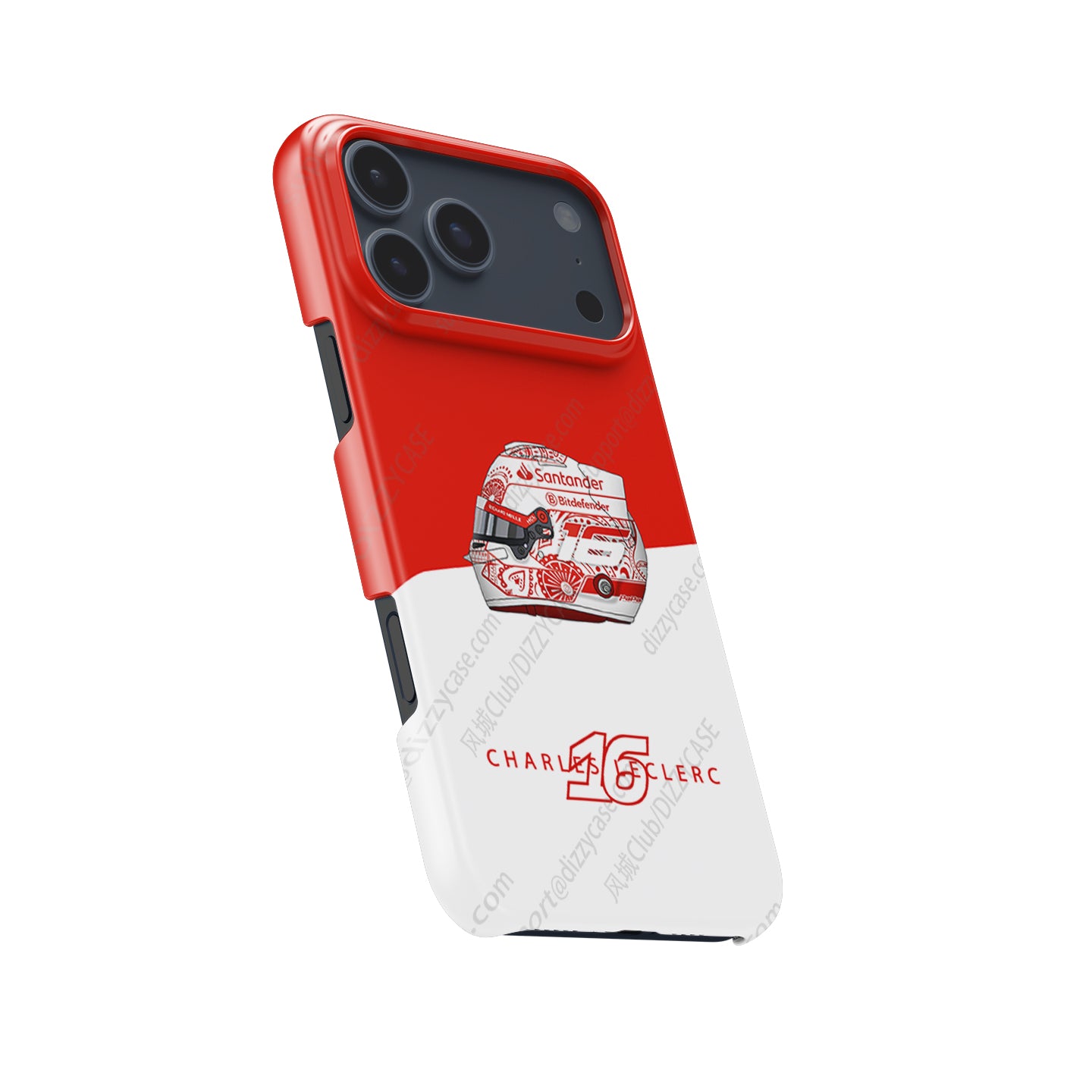 Charles Leclerc Mexico 2024 F1 "Día De Los Muertos" Helmet iPhone Case | DIZZY CASE