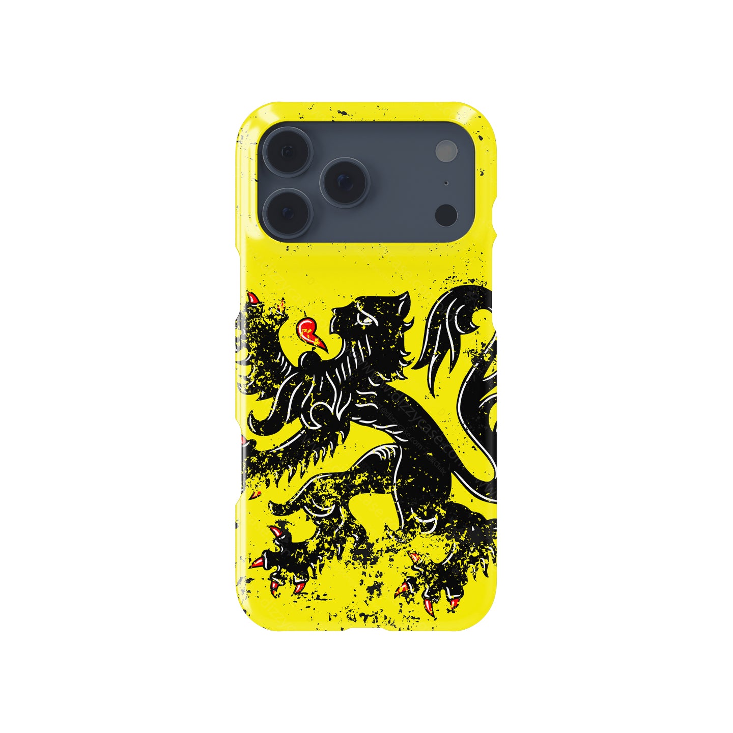 Flemish Lion Cycling Heritage Phone Case – Spring Classics Edition (For iPhone)