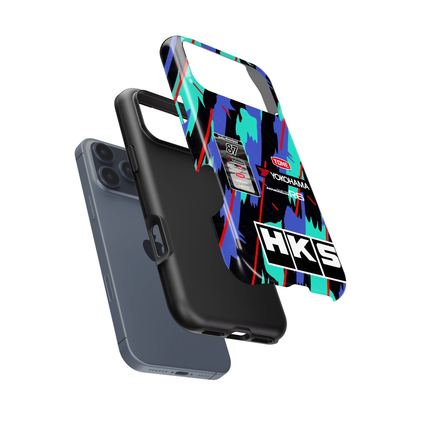 Toyota GR Yaris HKS Livery Phone Case by DIZZY