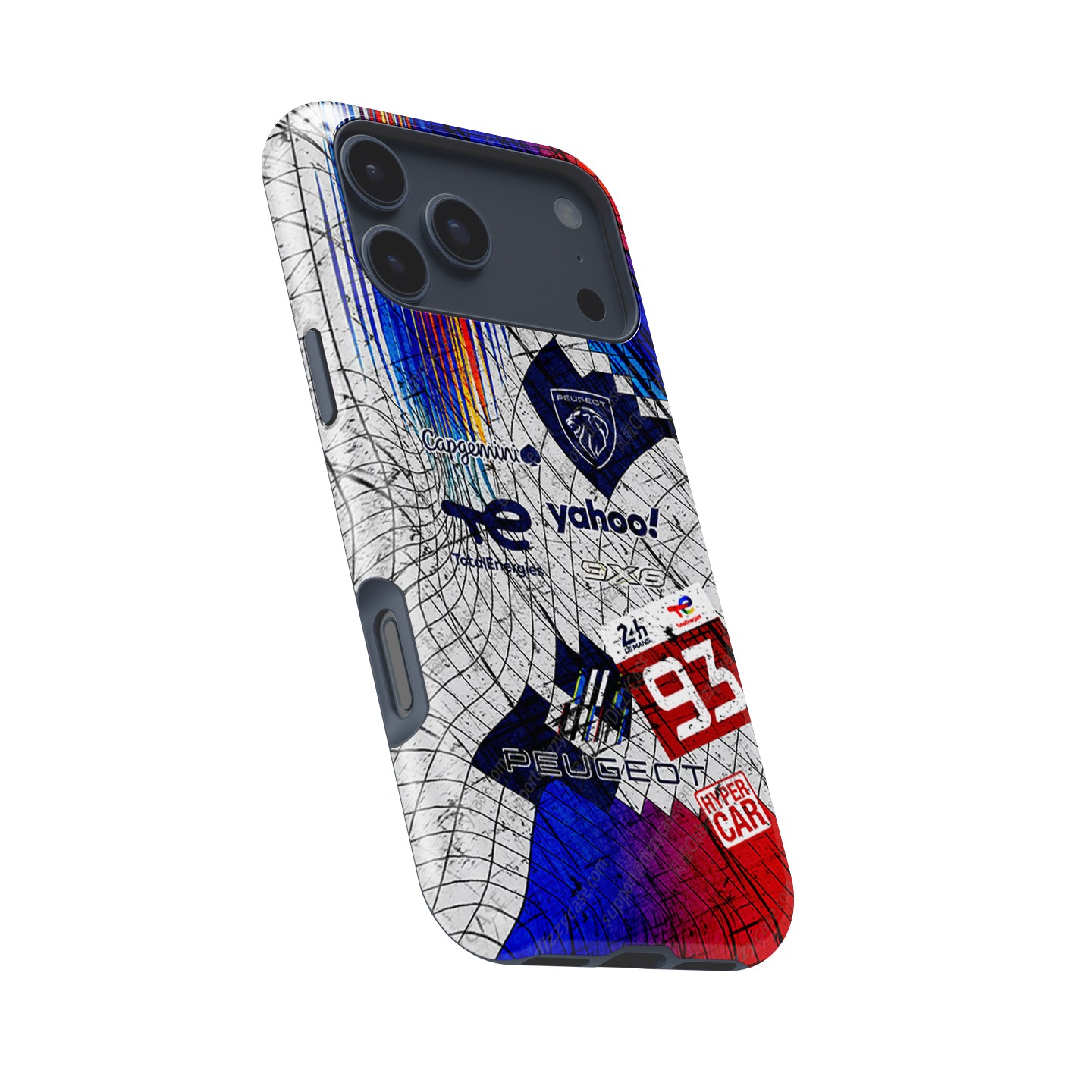 Peugeot 9X8 Le Mans 100th Anniversary Phone Case – Hypercar Tribute Livery (Race-Worn Edition)