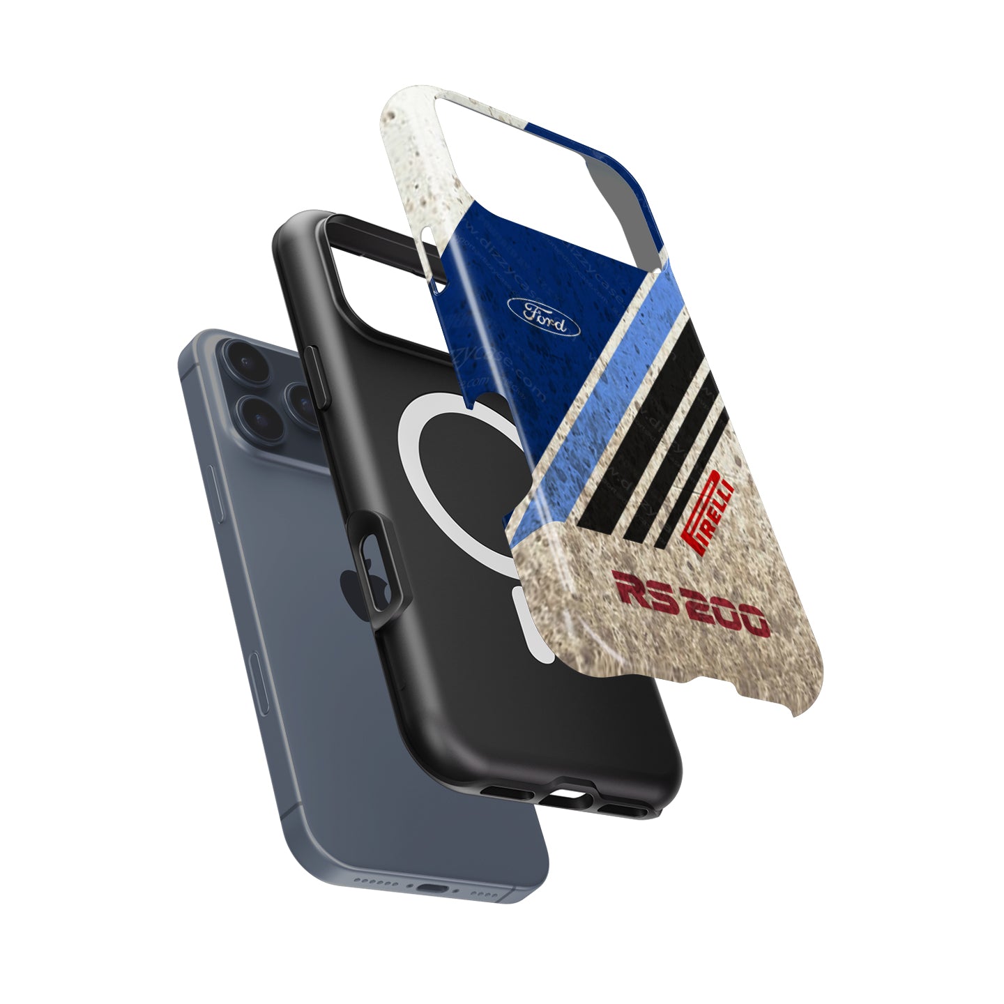 Ford RS200 Group B Rally Phone Case – Iconic Mud Livery Protection | DIZZY CASE