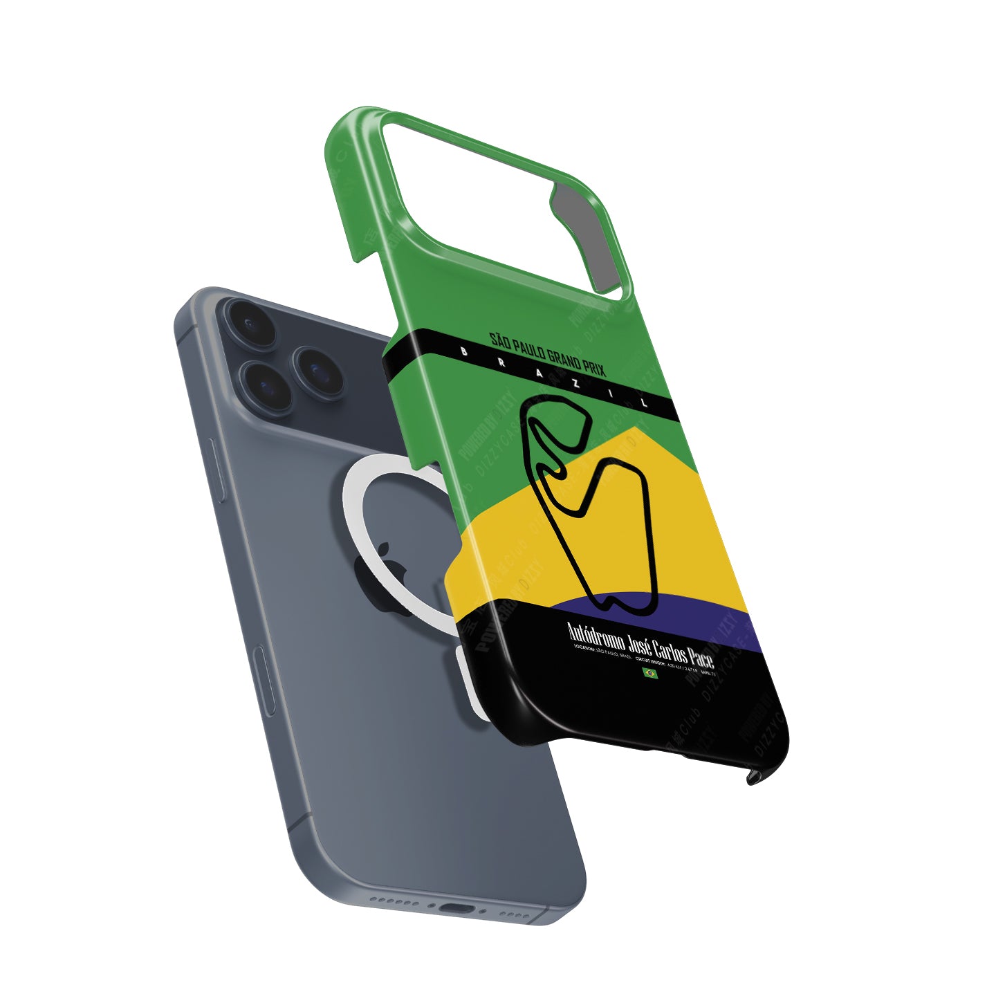 São Paulo Grand Prix iPhone Case – Iconic Track Map | DIZZY CASE