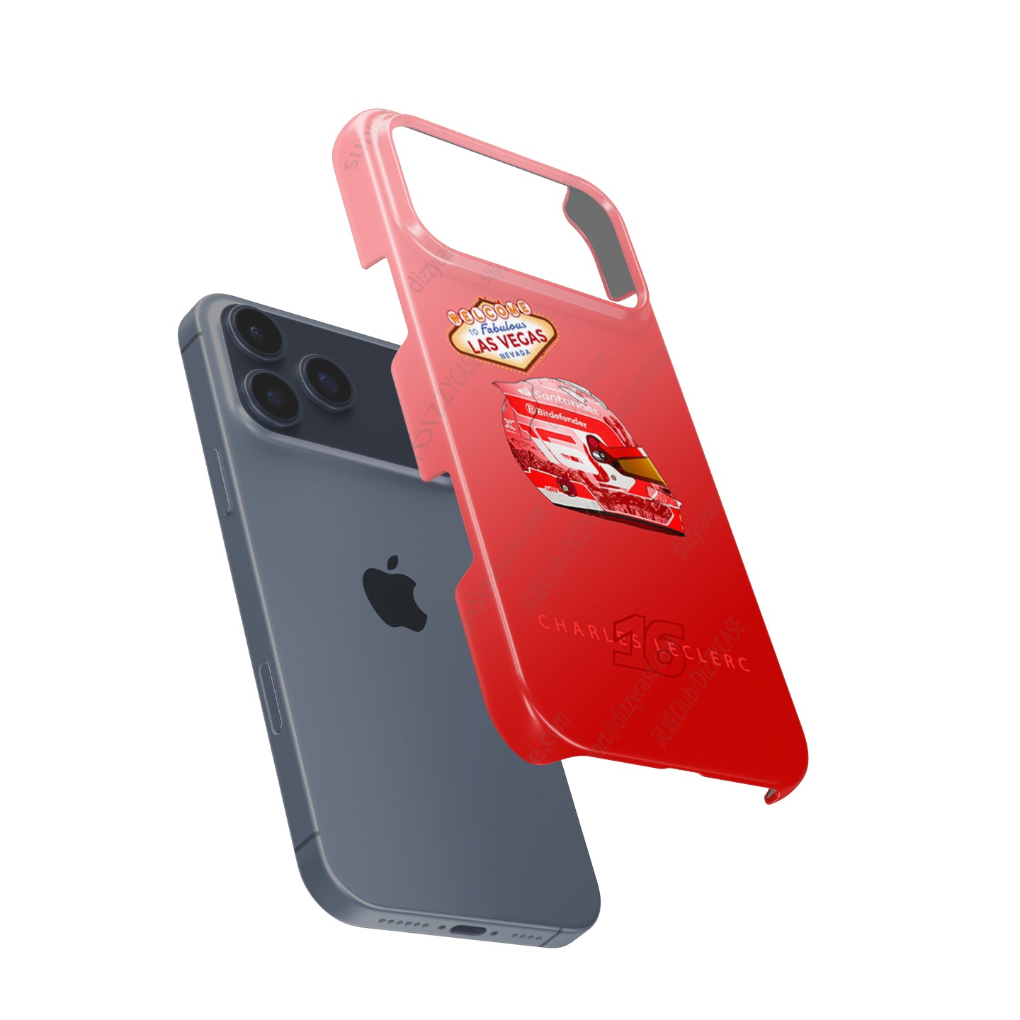 Charles Leclerc Las Vegas Grand Prix 2024 F1 Helmet iPhone Case | DIZZY CASE
