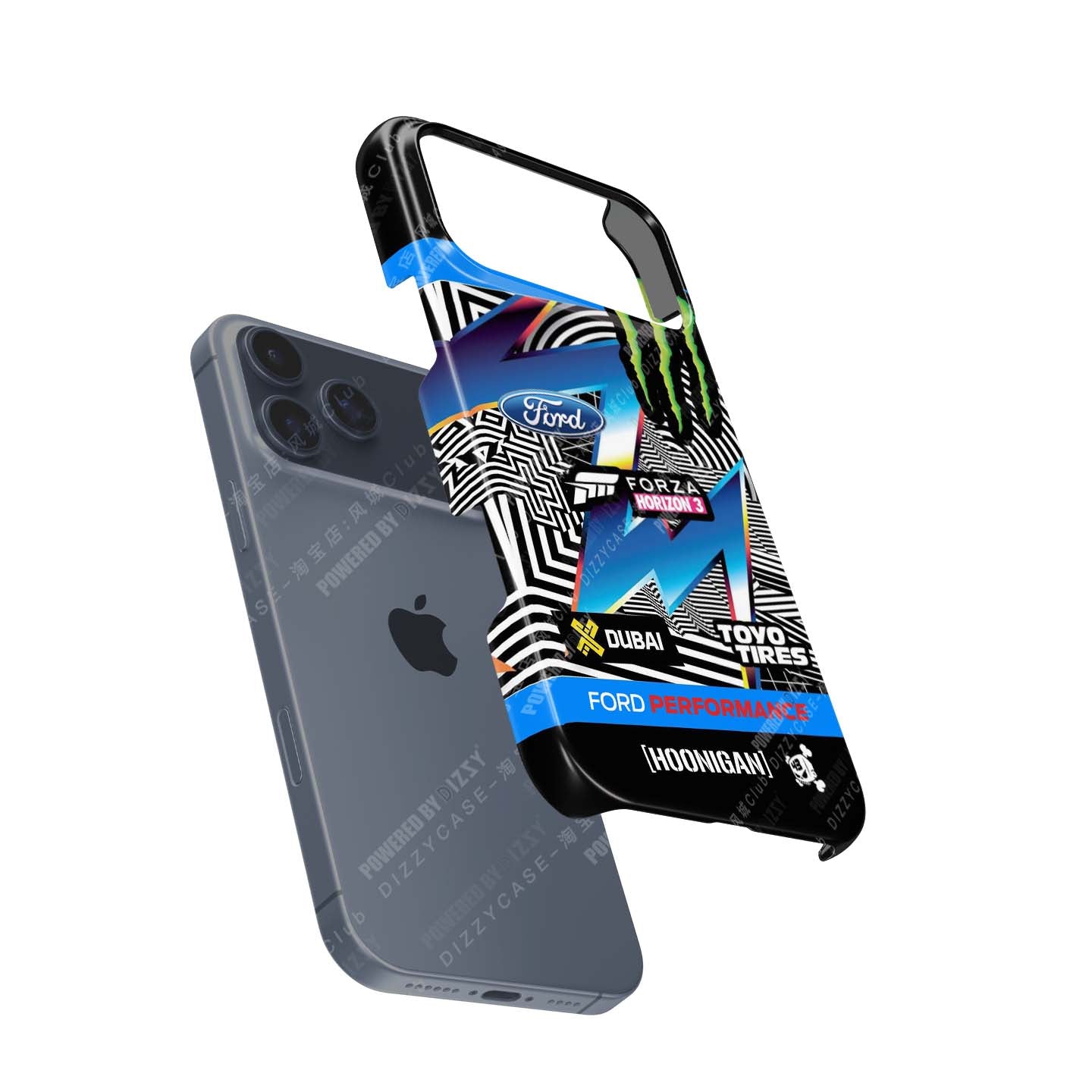 Ken Block Ford Fiesta RS Gymkhana 8 Phone Case: Bold Rally Style