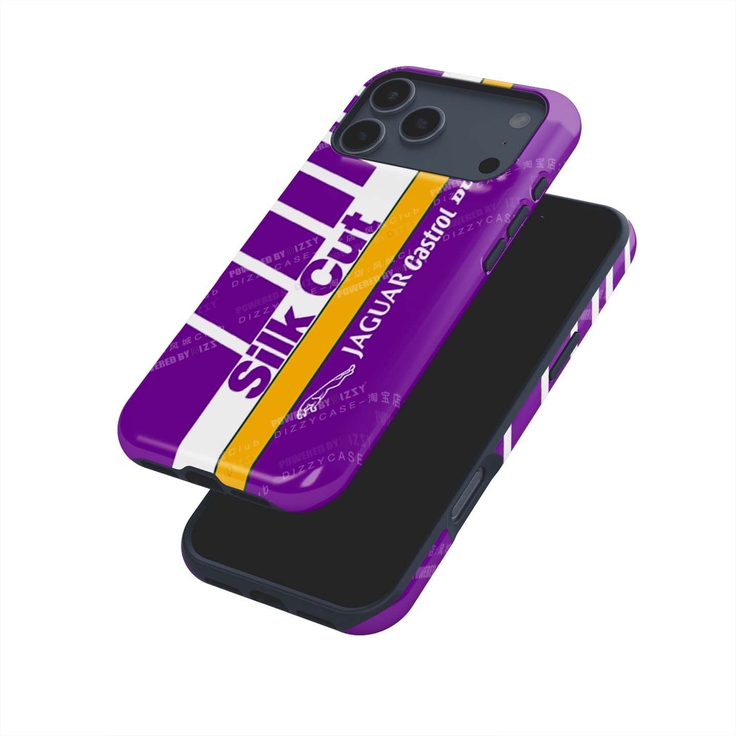 Jaguar XJR9-LM Silk Cut Livery Phone Case: Racing Style & Protection | DIZZY CASE
