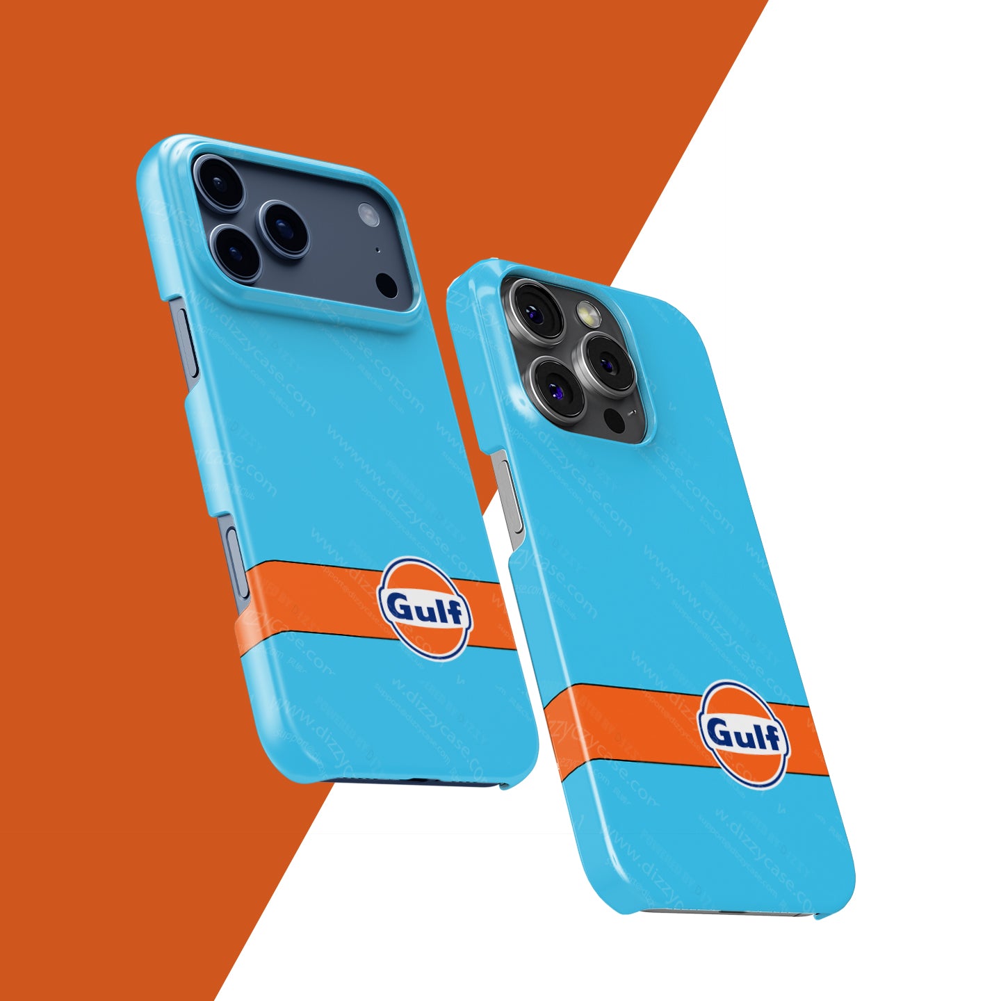 Gulf Livery iPhone Case – Iconic Racing Heritage for Apple | DIZZY CASE