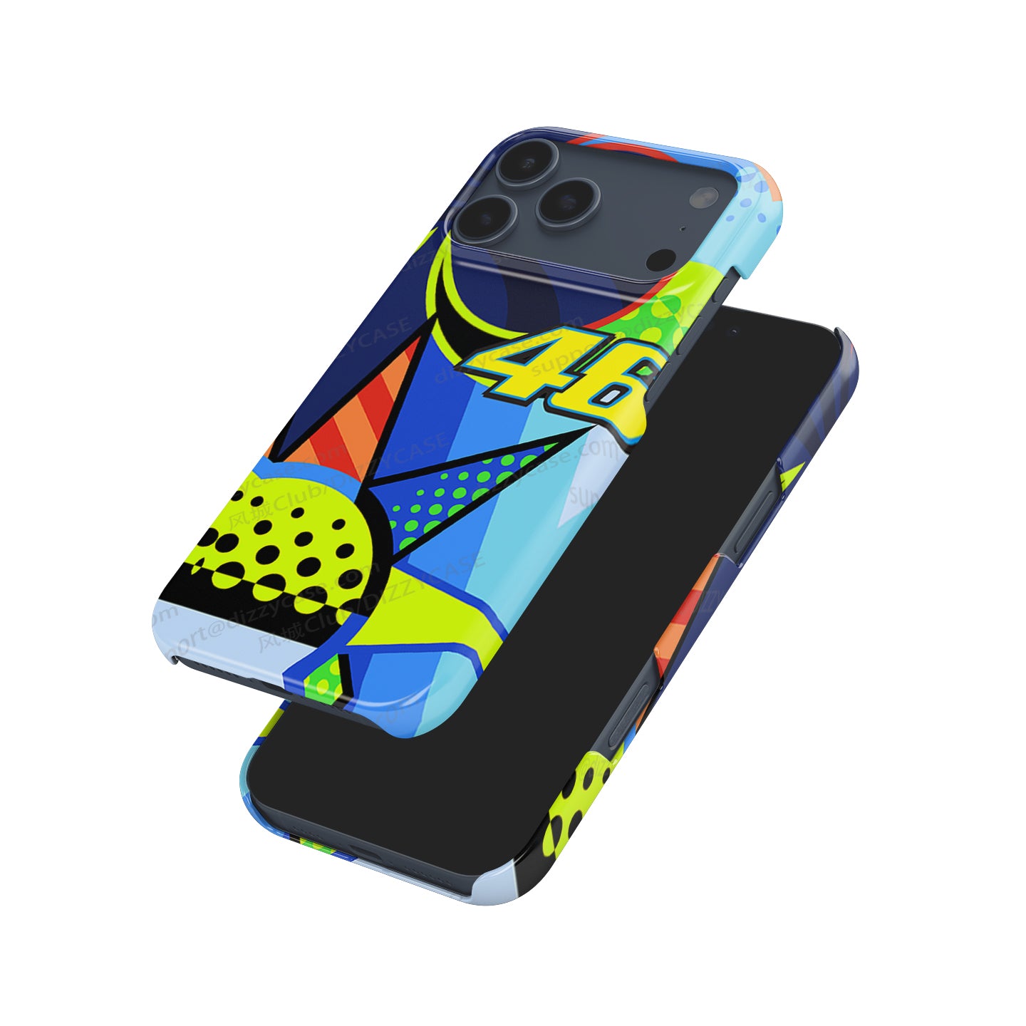 Valentino Rossi Winter Test Sepang 2020 Helmet Phone Case by DIZZY | DIZZY CASE