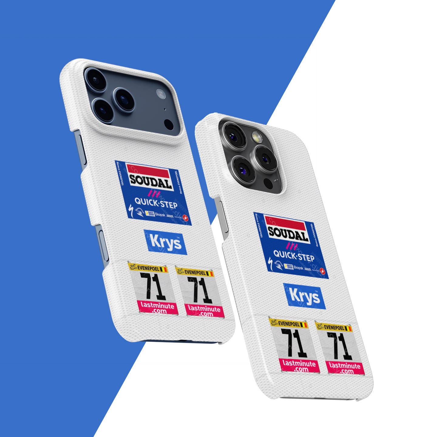 Remco Evenepoel White Jersey Best Young Rider Phone Case by DIZZY