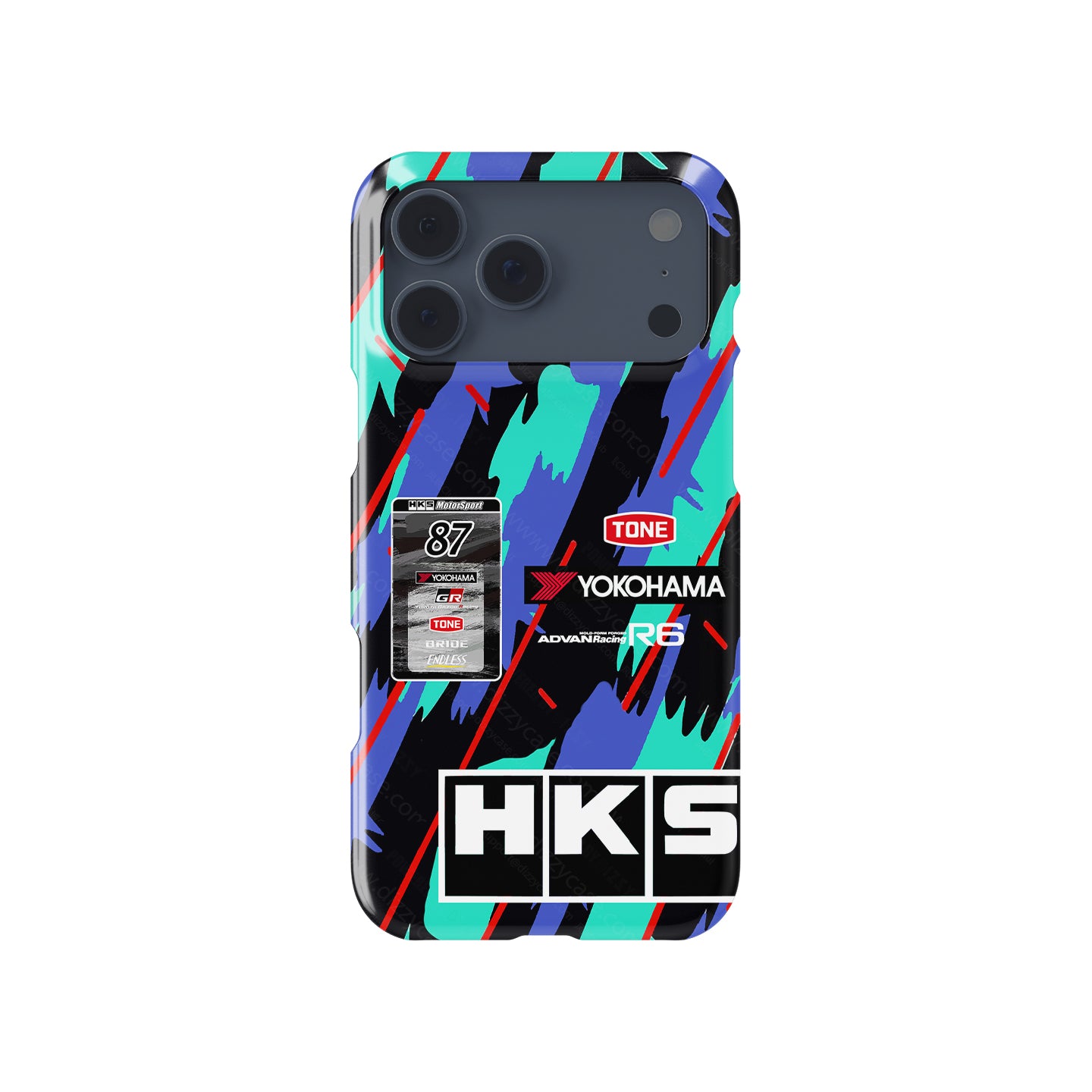 Toyota GR Yaris HKS Livery Phone Case by DIZZY