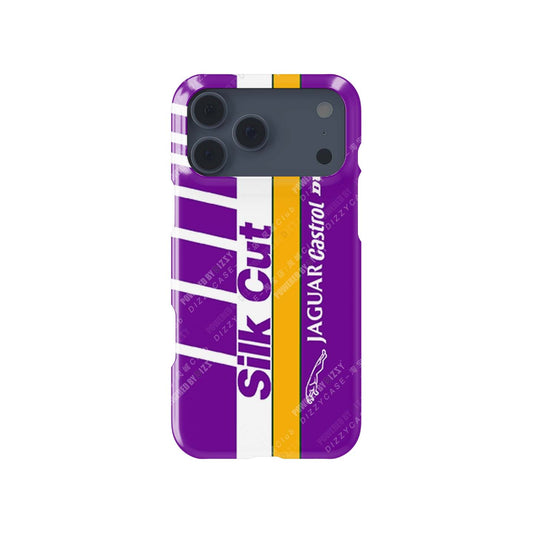 Jaguar XJR9-LM Silk Cut Livery Phone Case: Racing Style & Protection | DIZZY CASE