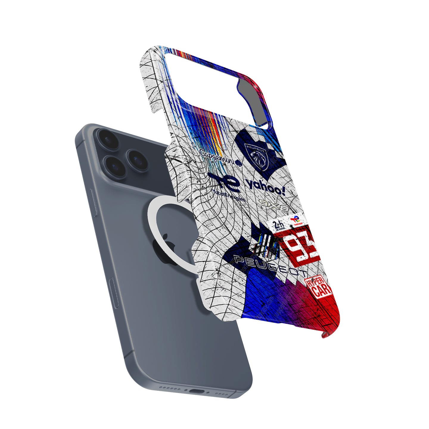 Peugeot 9X8 Le Mans 100th Anniversary Phone Case – Hypercar Tribute Livery (Race-Worn Edition)