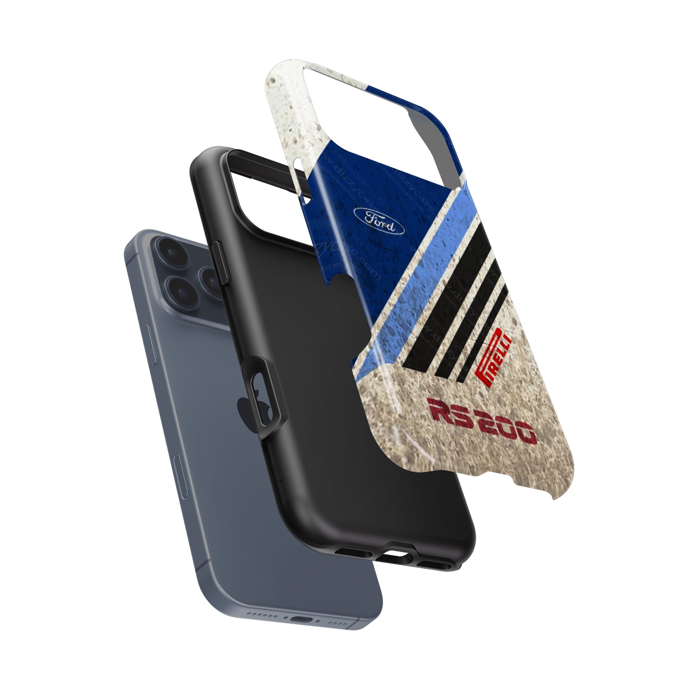 Ford RS200 Group B Rally Phone Case – Iconic Mud Livery Protection | DIZZY CASE