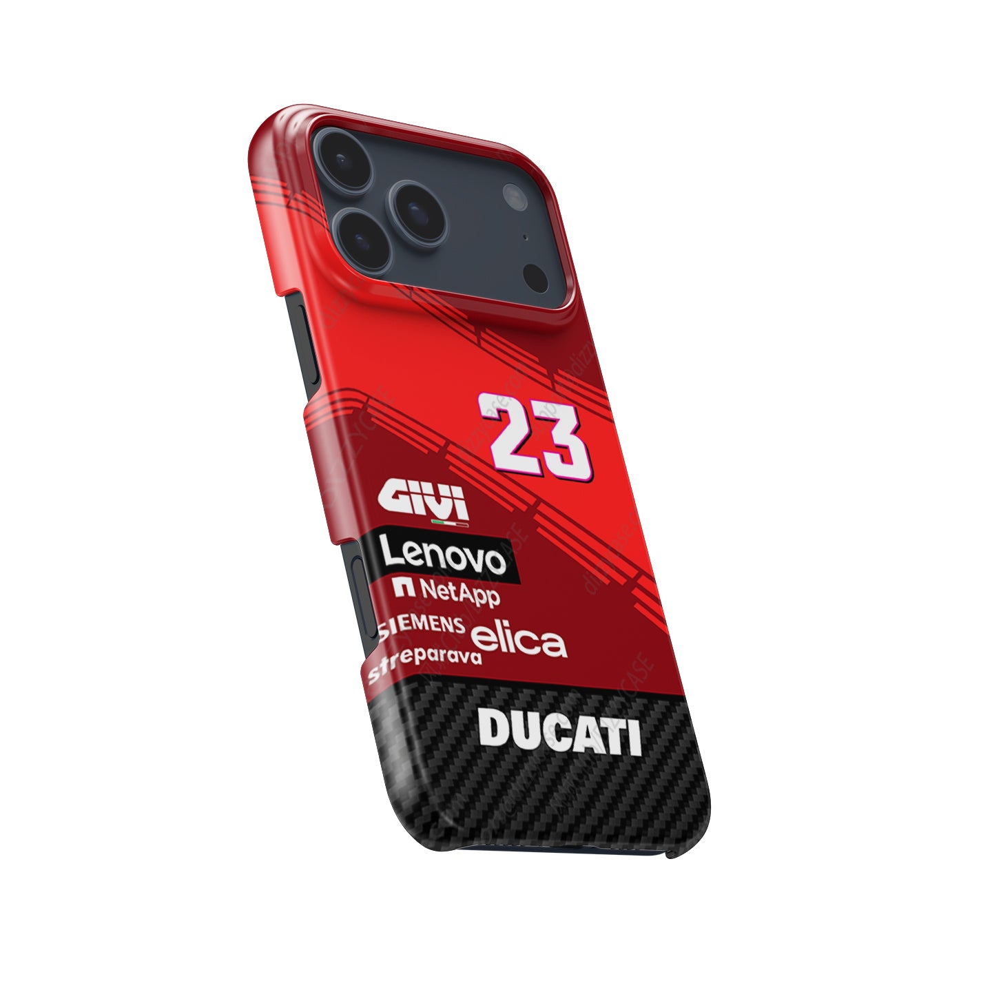 2024 Ducati Enea Bastianini #EB23 MotoGP Livery Phone Case by DIZZY