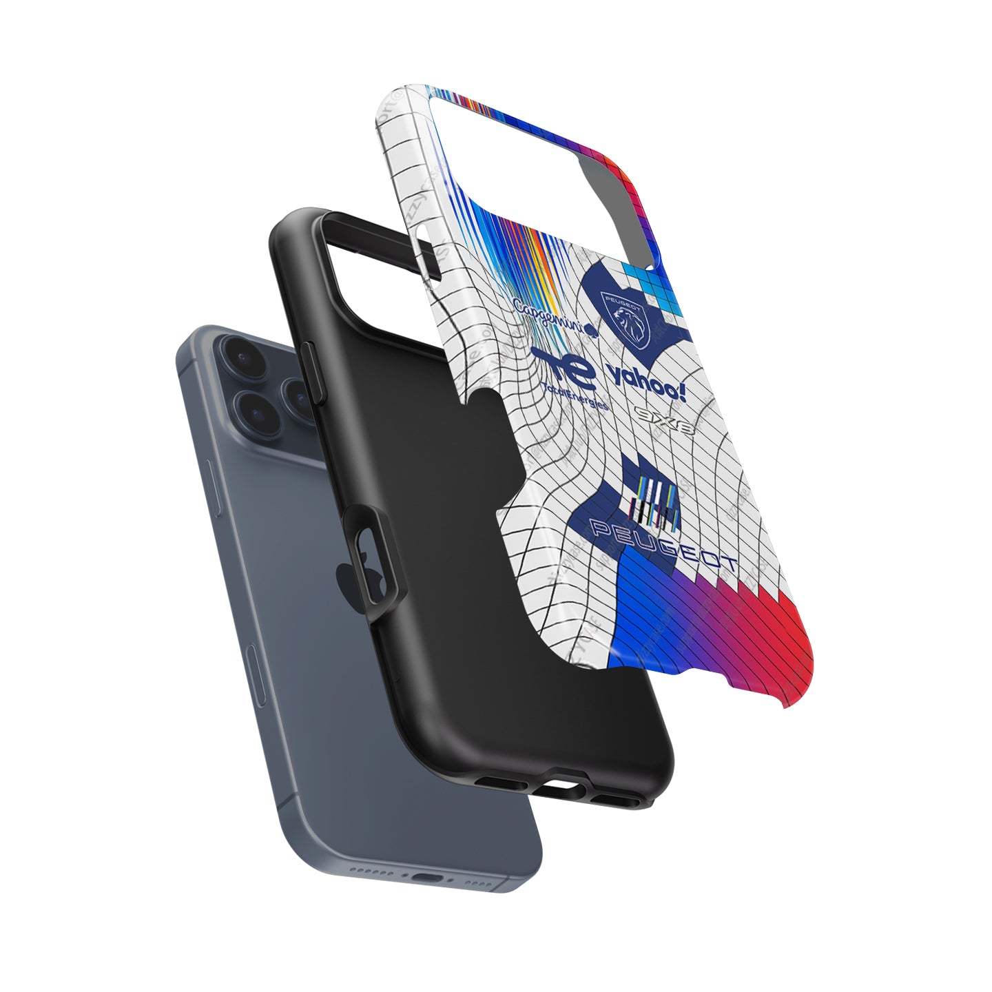 Peugeot 9X8 Le Mans 100th Anniversary Phone Case – Hypercar Tribute Livery (Clean Version)