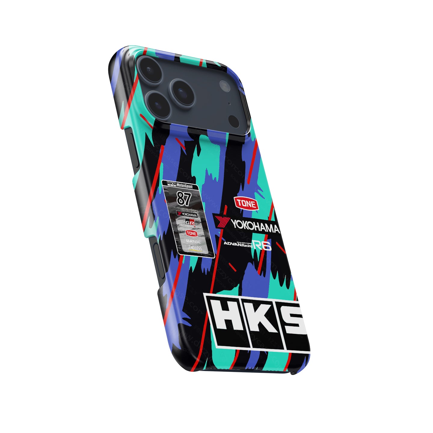 Toyota GR Yaris HKS Livery Phone Case by DIZZY