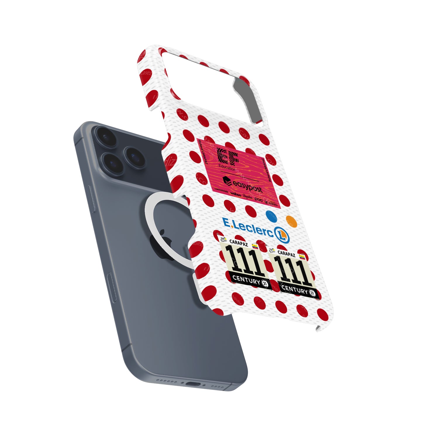 Richard Carapaz Polka Dot Jersey King of the Mountains Phone Case by DIZZY
