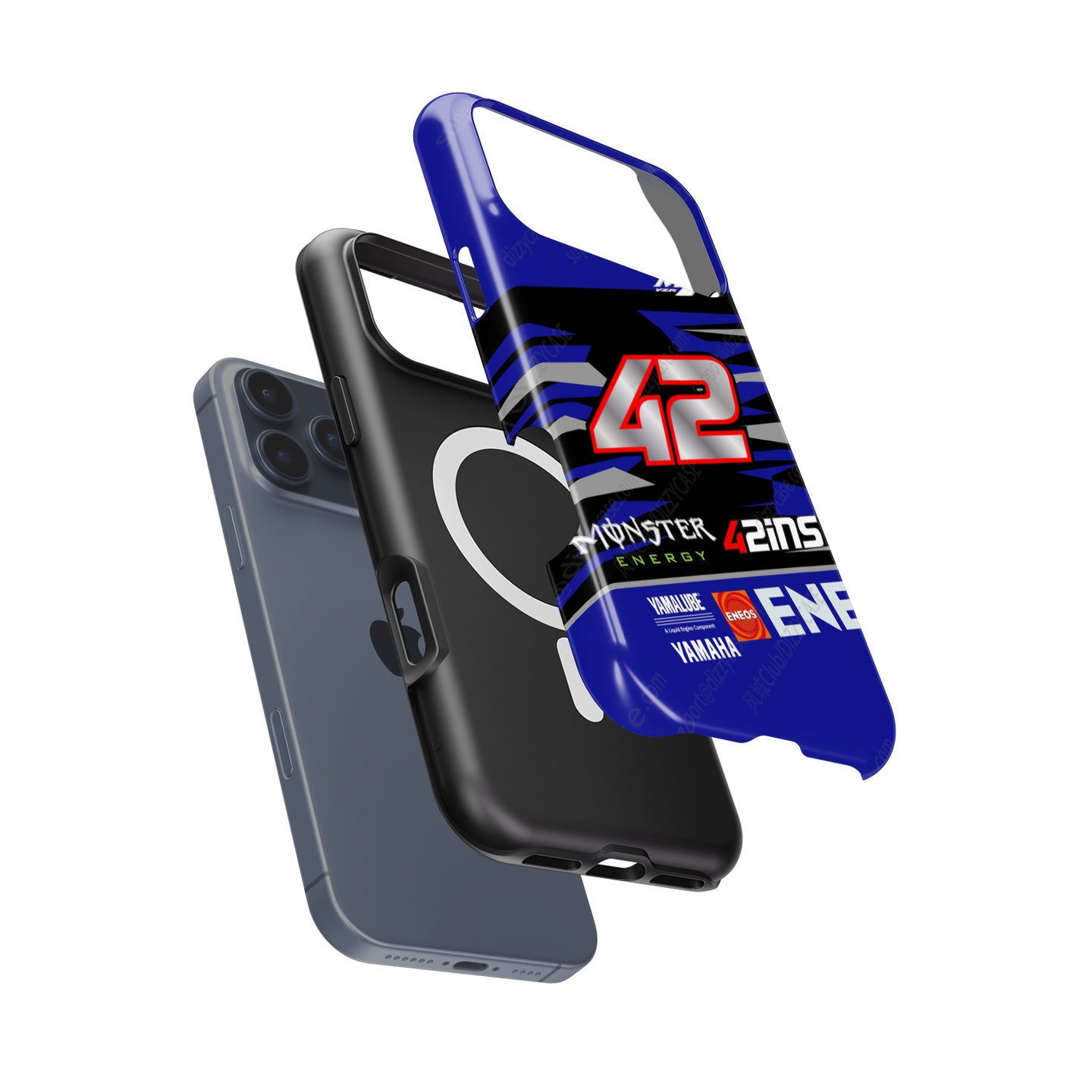 Alex Rins #AR42 Yamaha MotoGP 2024 Livery Phone Case by DIZZY
