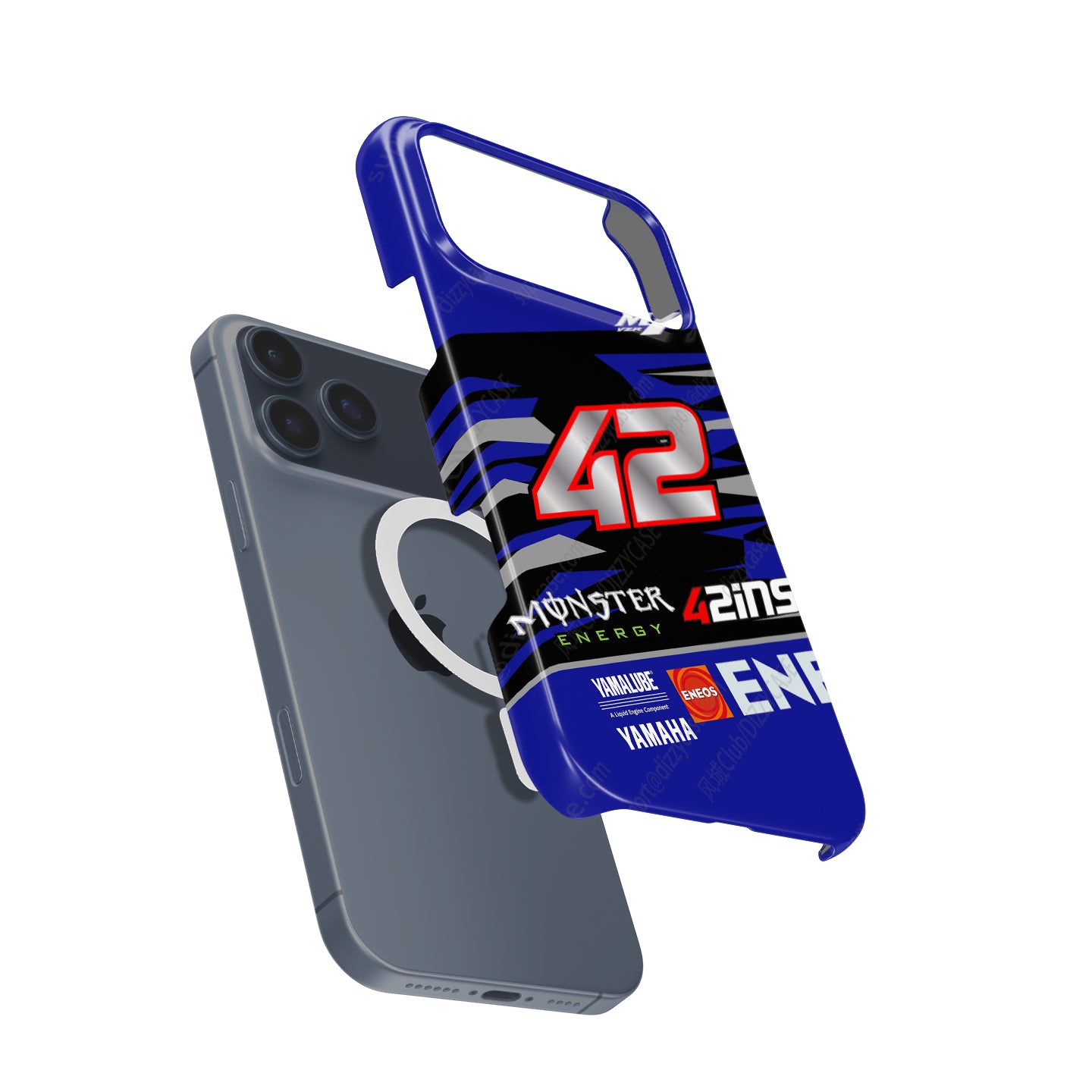 Alex Rins #AR42 Yamaha MotoGP 2024 Livery Phone Case by DIZZY