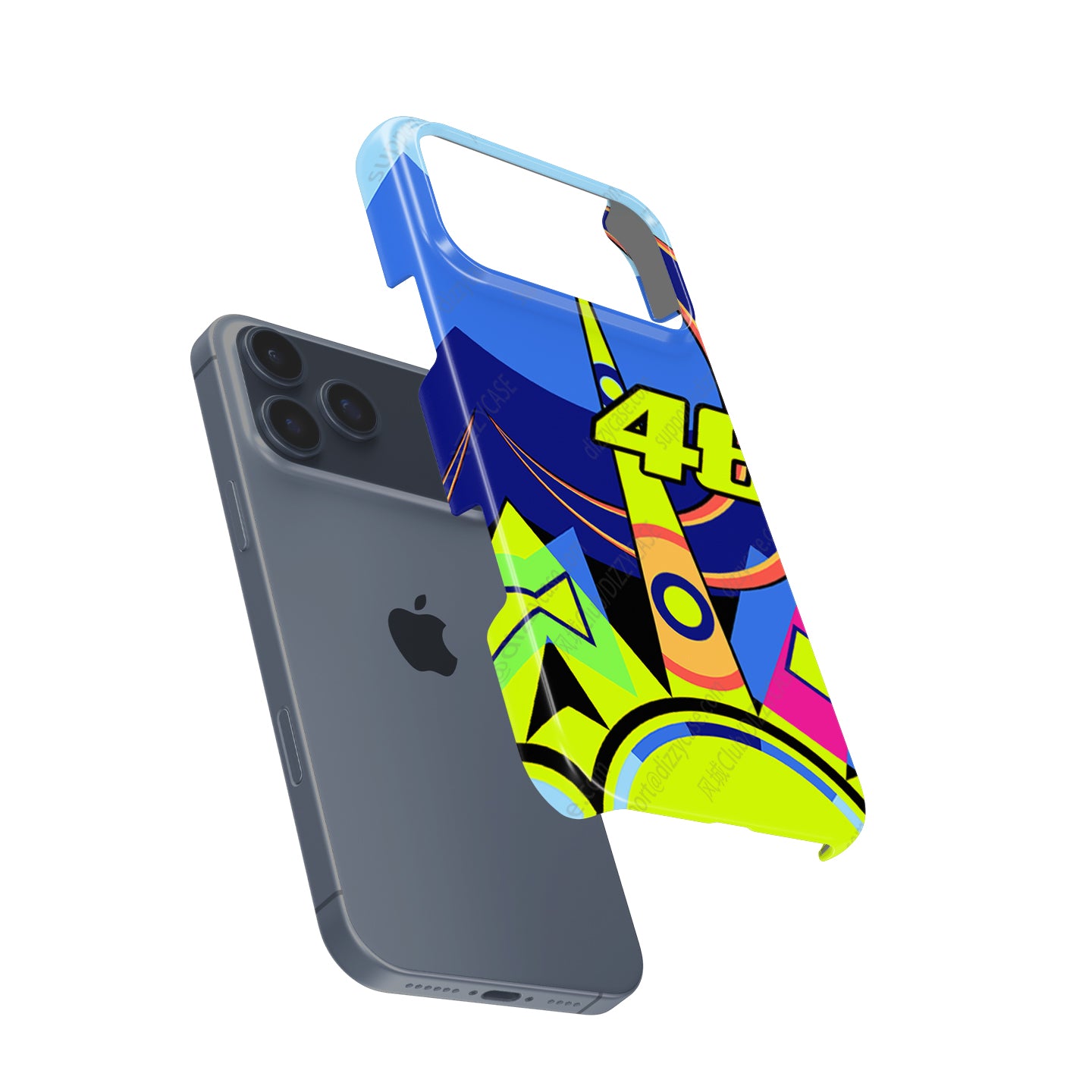 Valentino Rossi Sun And Moon 2016 Helmet Livery Phone Case - Apple Models | DIZZY CASE