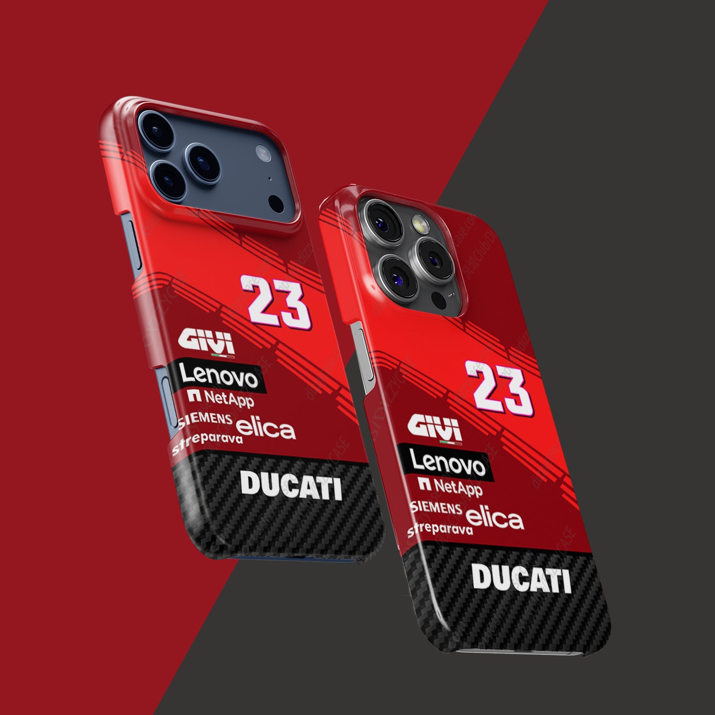 2024 Ducati Enea Bastianini #EB23 MotoGP Livery Phone Case by DIZZY