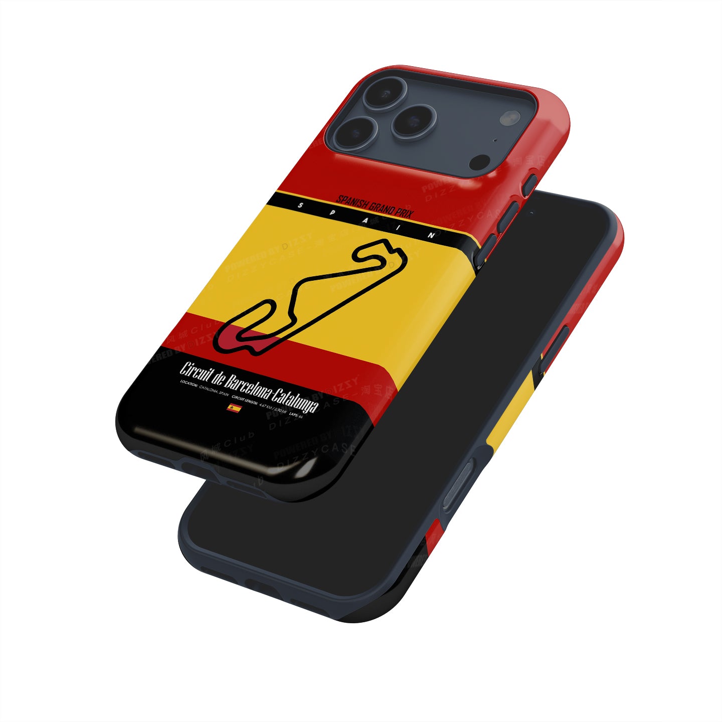 Spanish Grand Prix Track Map iPhone Case – For F1 Fans | DIZZY CASE