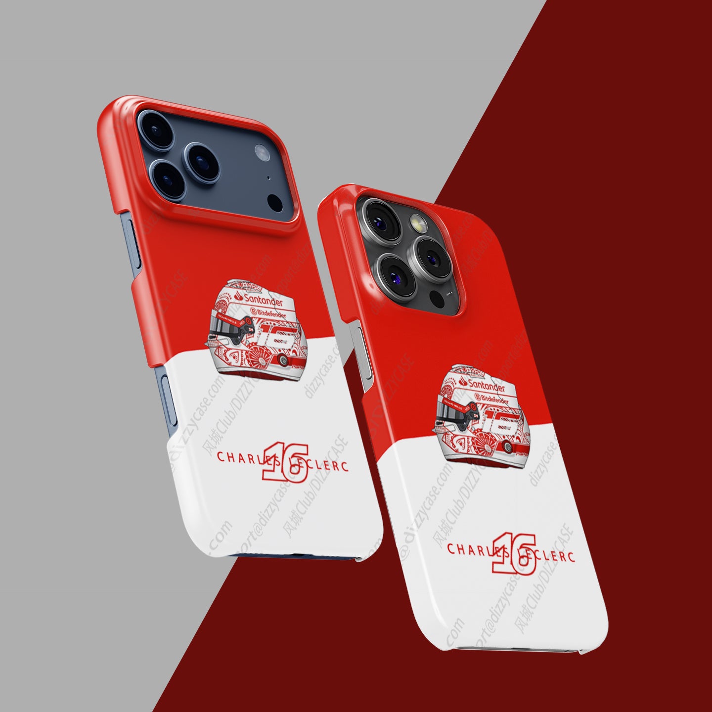 Charles Leclerc Mexico 2024 F1 "Día De Los Muertos" Helmet iPhone Case | DIZZY CASE