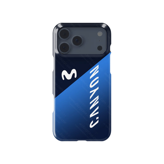 Movistar Team 2024 Canyon Road Bike Livery Phone Case by DIZZY