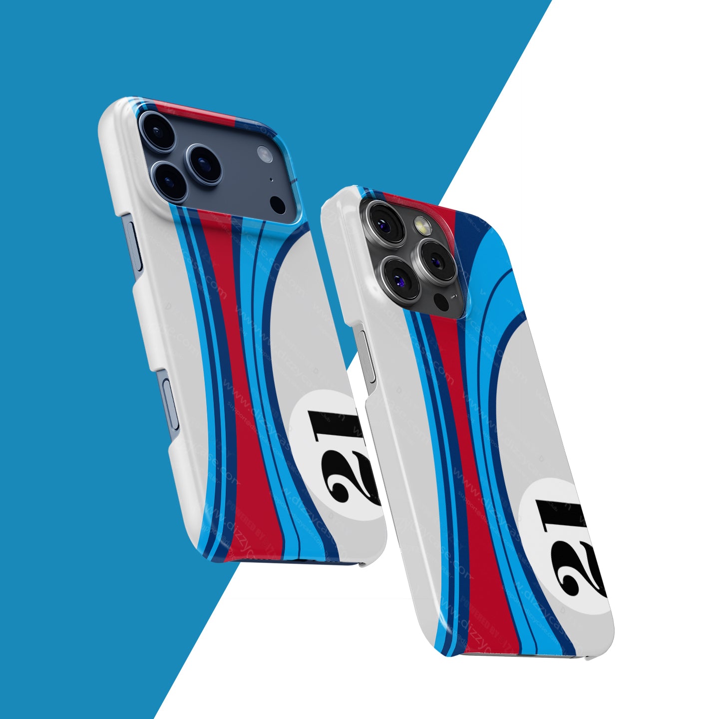 Porsche 917 Martini Racing iPhone Case – Iconic Racing Heritage for Apple | DIZZY CASE