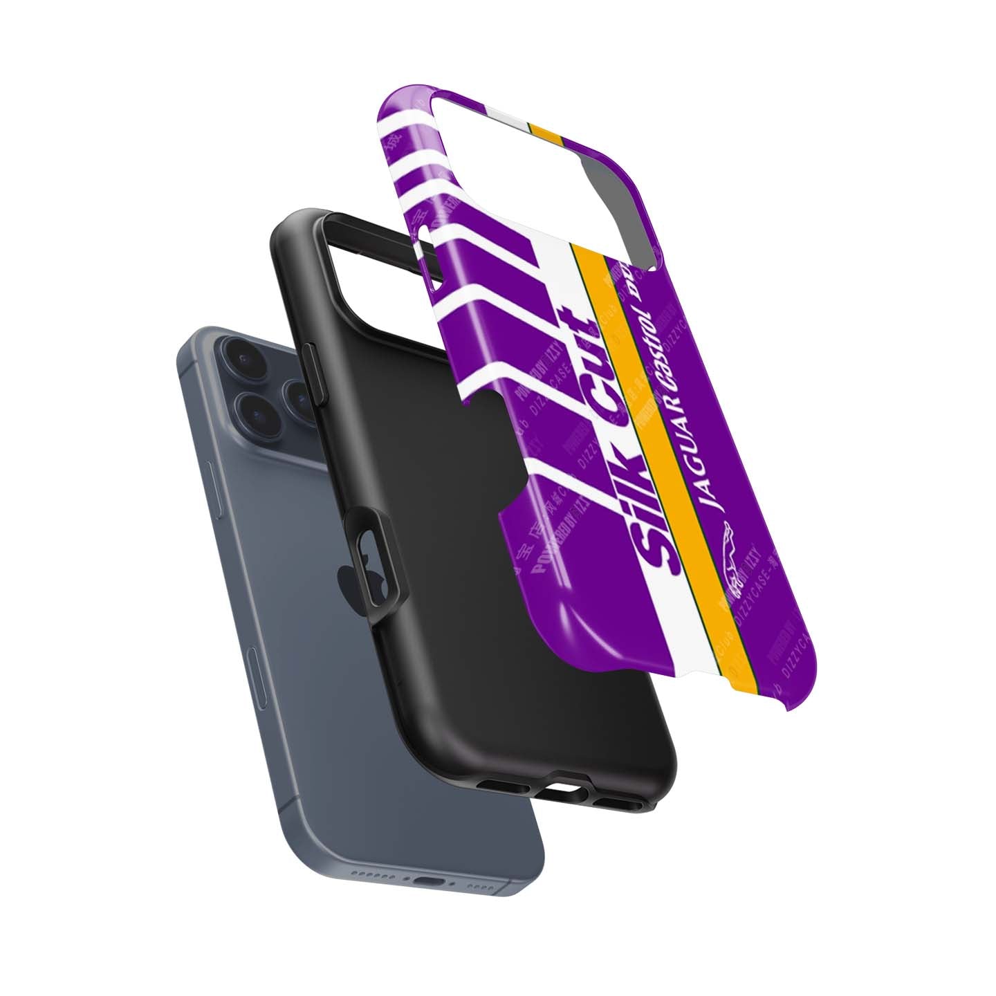 Jaguar XJR9-LM Silk Cut Livery Phone Case: Racing Style & Protection | DIZZY CASE