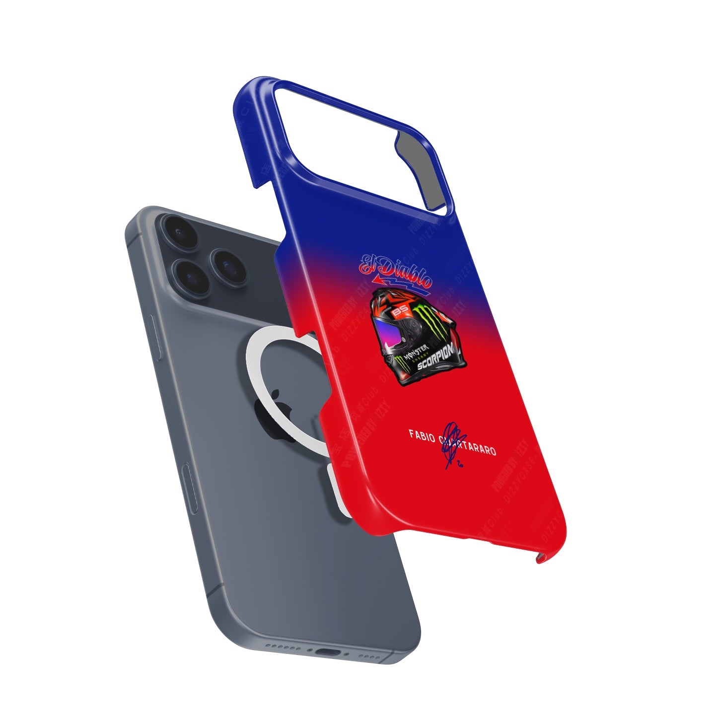 Fabio Quartararo 2022 Helmet MotoGP Phone Case: Race-Ready Style