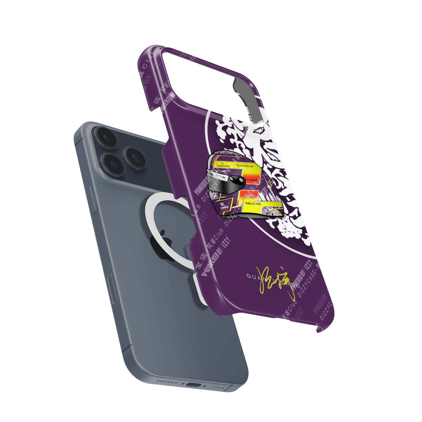 Zhou Guanyu F1 Helmet Phone Case – Stand Out with Style