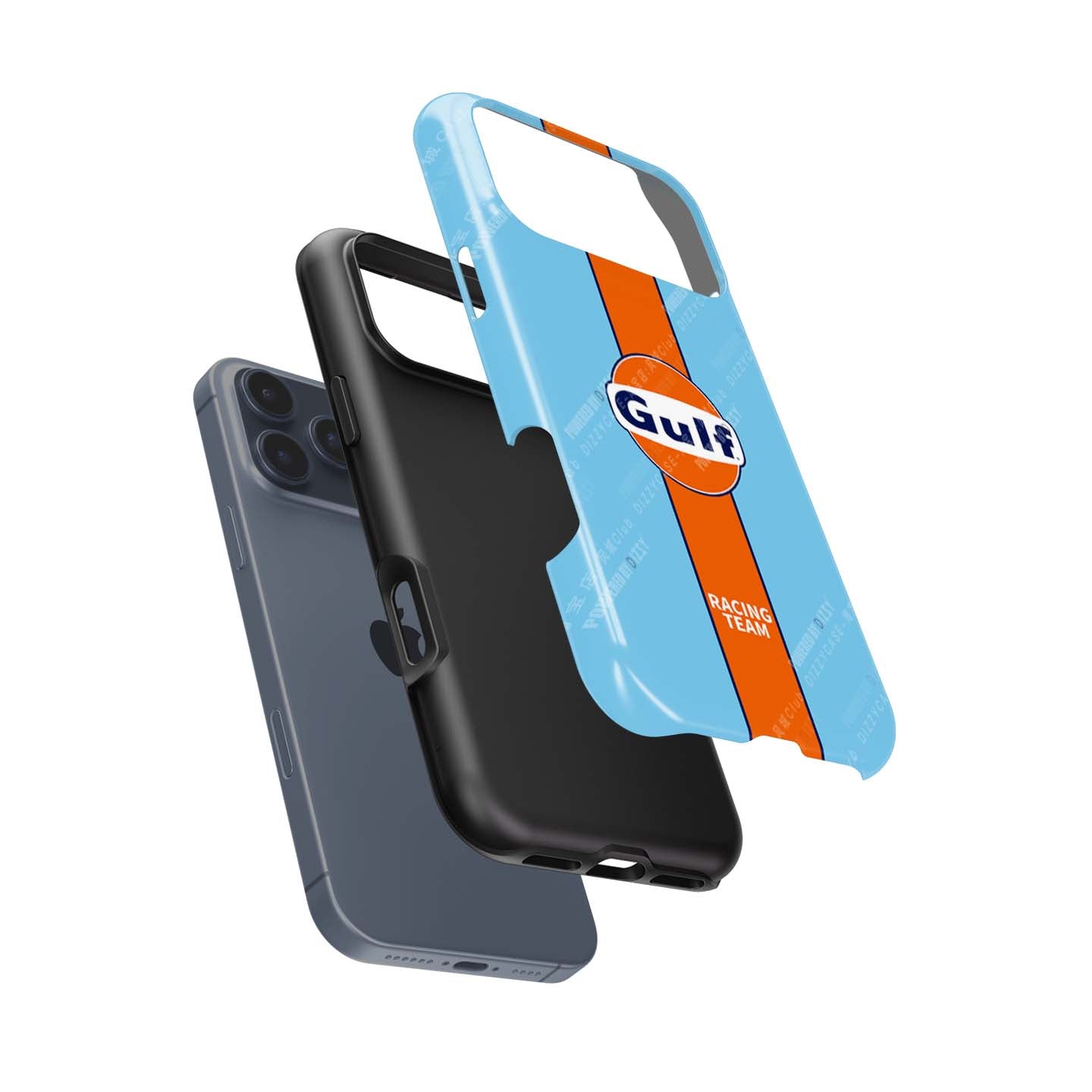 Unleash the Racing Legend: Gulf Racing Livery Phone Case