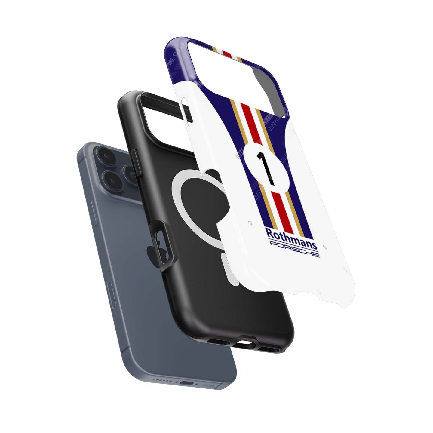 Rothmans Porsche 956 Le Mans Livery Phone Case: Timeless Racing Style
