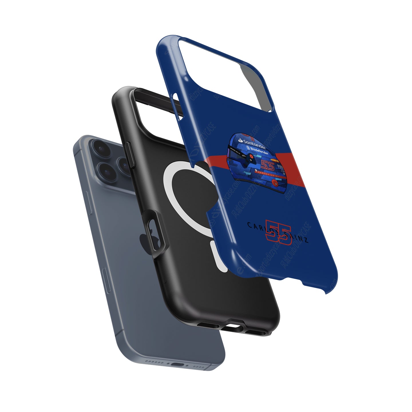 Carlos Sainz 2024 Miami Grand Prix Helmet iPhone Case – F1 Fan Edition | DIZZY CASE
