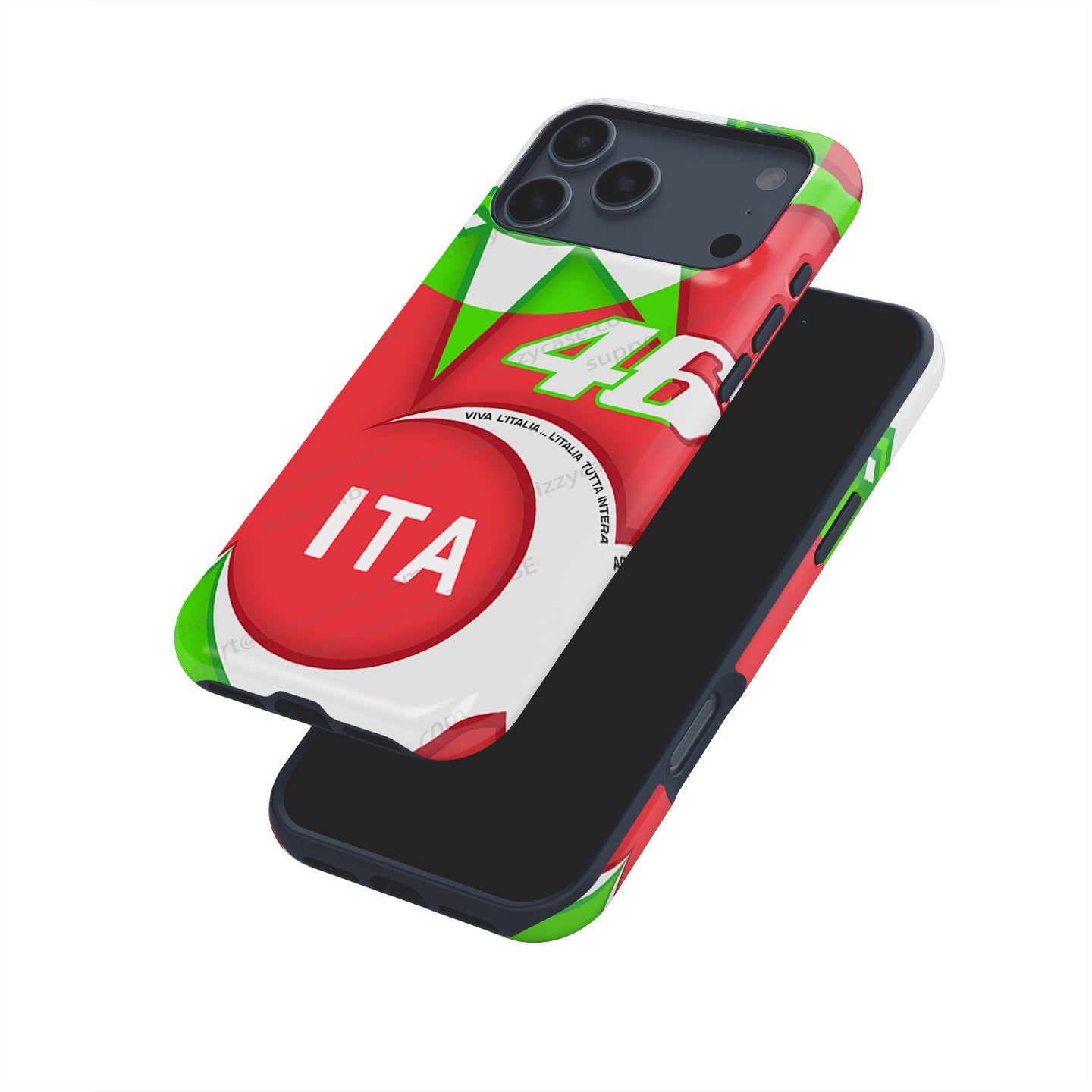 Valentino Rossi Mugello 2018 Helmet Livery Phone Case – Apple | DIZZY CASE