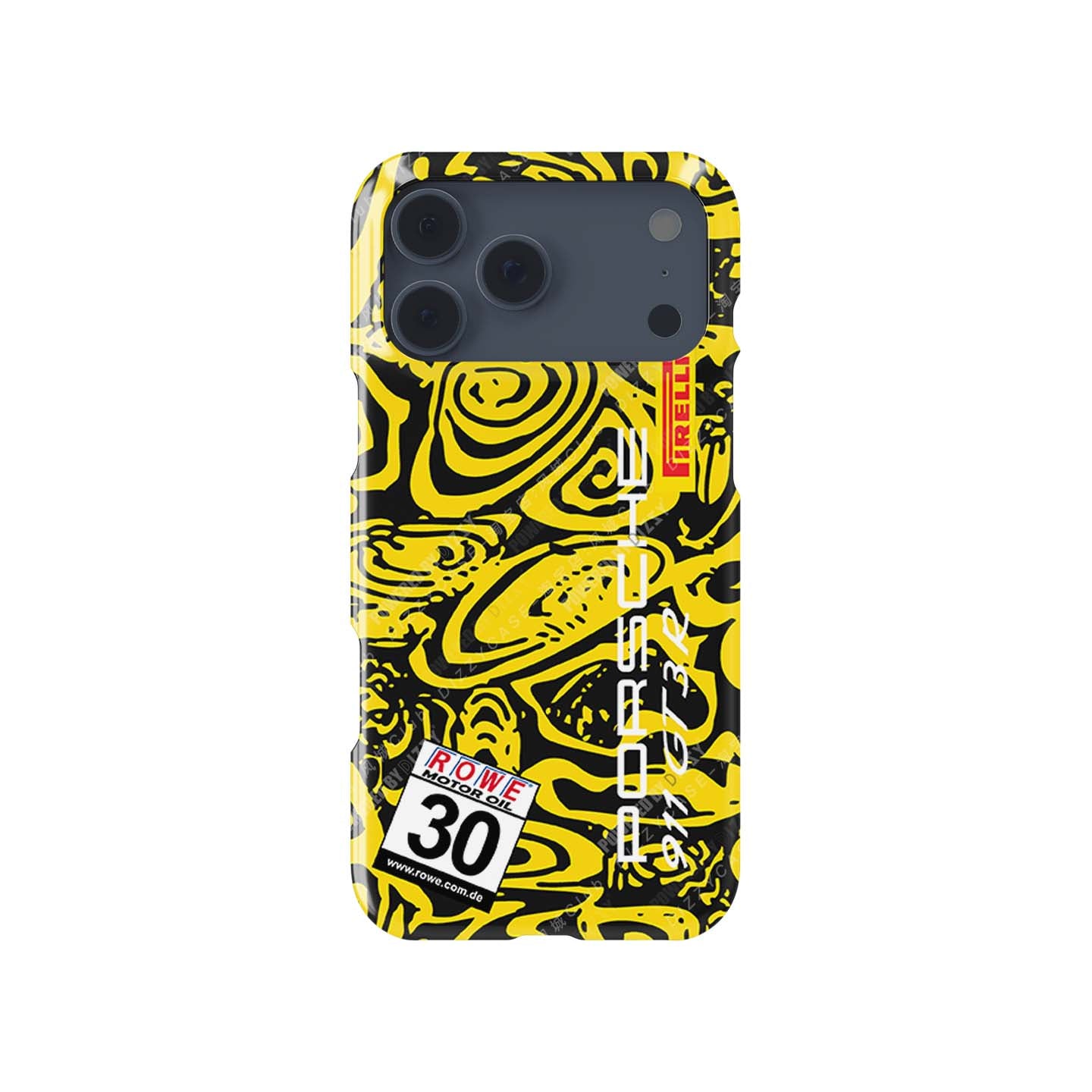Dinamic Motorsport Porsche 911 GT3R Phone Case: Bold Camouflage Design | DIZZY CASE