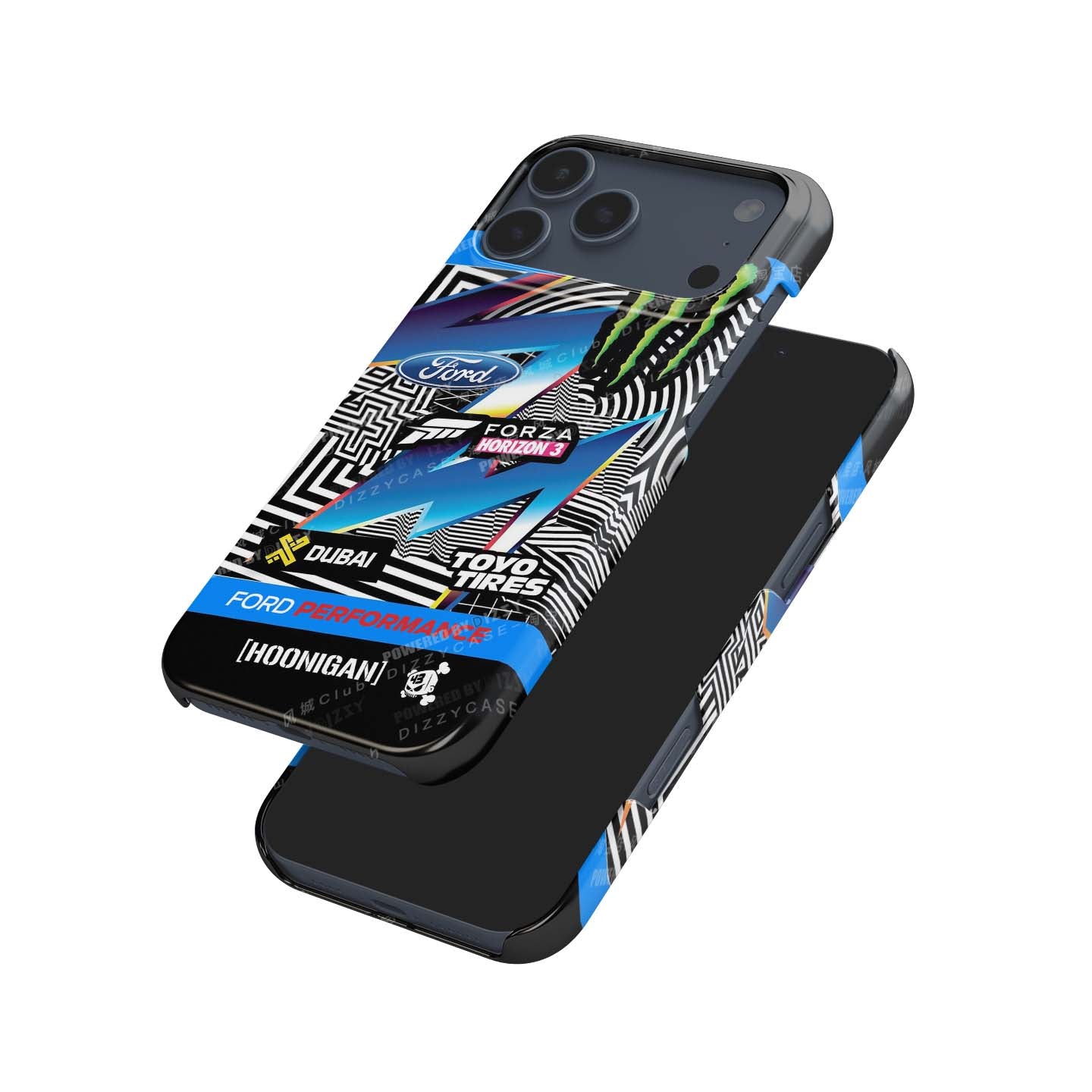 Ken Block Ford Fiesta RS Gymkhana 8 Phone Case: Bold Rally Style