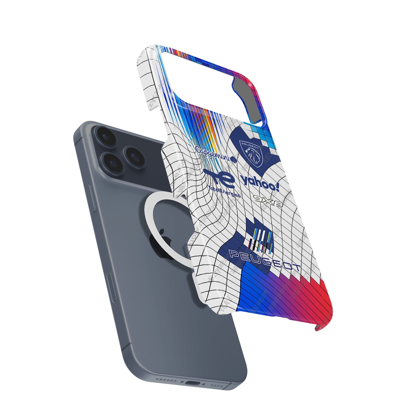 Peugeot 9X8 Le Mans 100th Anniversary Phone Case – Hypercar Tribute Livery (Clean Version)