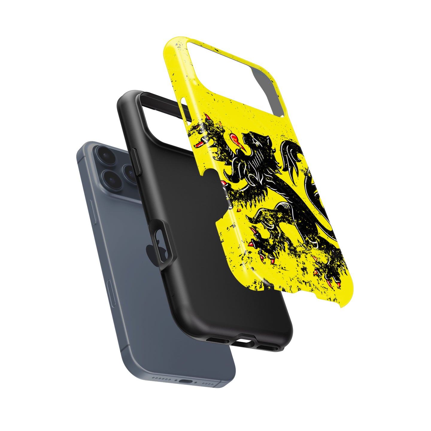Flemish Lion Cycling Heritage Phone Case – Spring Classics Edition (For iPhone)